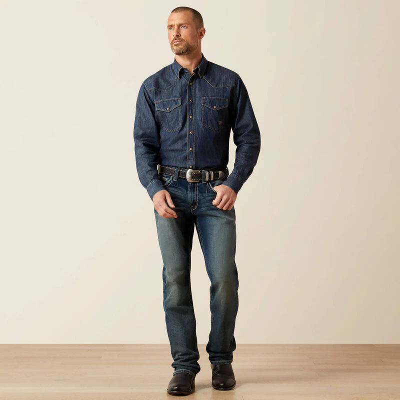Ariat M5 Slim Stretch Adkins Stackable Straight Leg Jean - Image 4