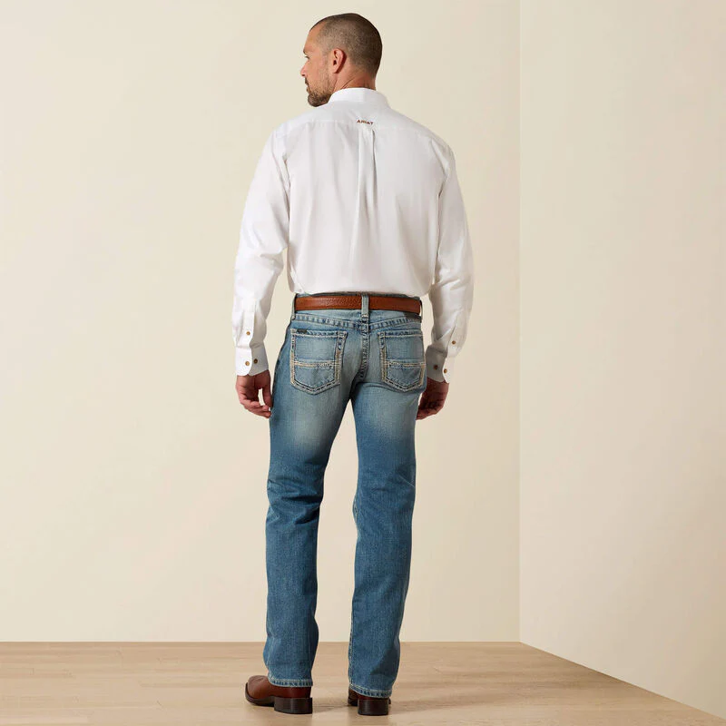Ariat Mens M7 Str Stirling Stkbl Straight Jeans - Image 4