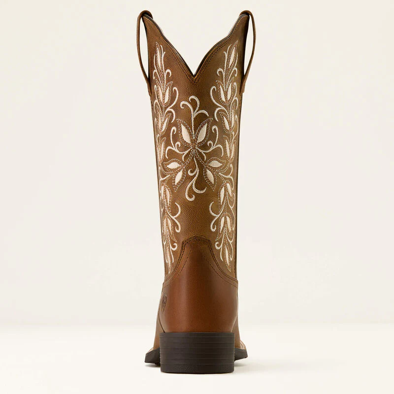 Ariat Round Up Holly Wide Square Toe Western Boot - Image 5