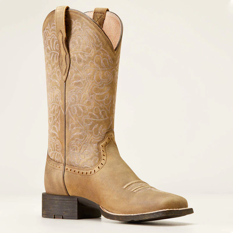 Ariat Round Up Remuda Wide Square Toe Western Boot - Image 3