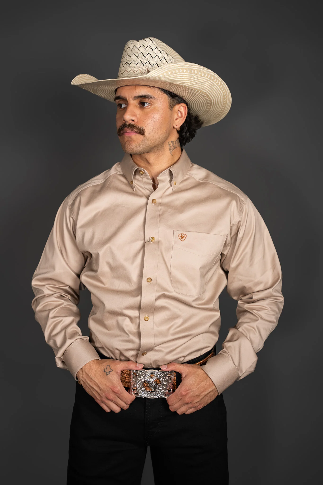 Ariat Solid Twill Classic Fit Shirt - Image 4