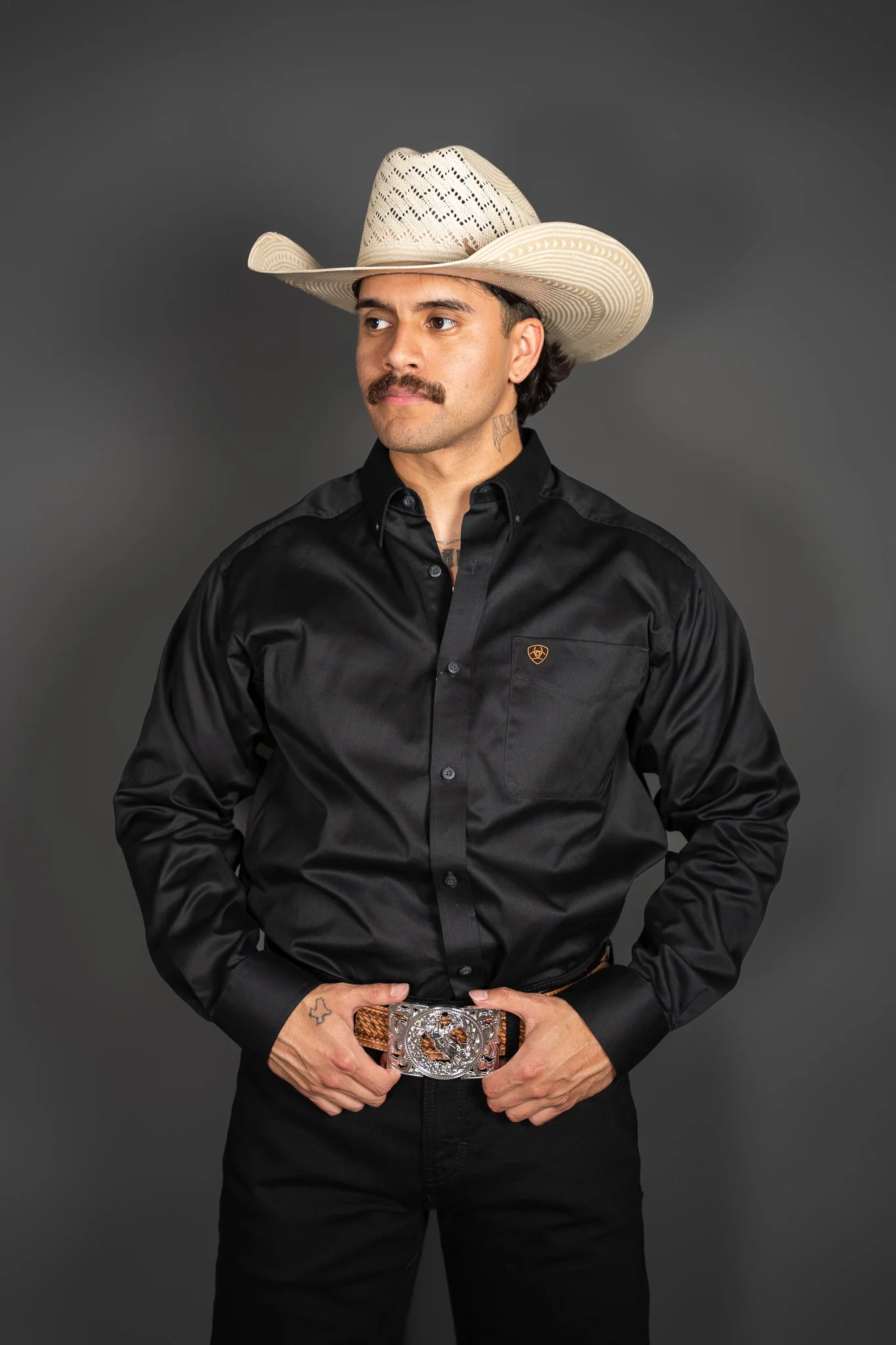 Ariat Solid Twill Classic Fit Shirt - Image 6