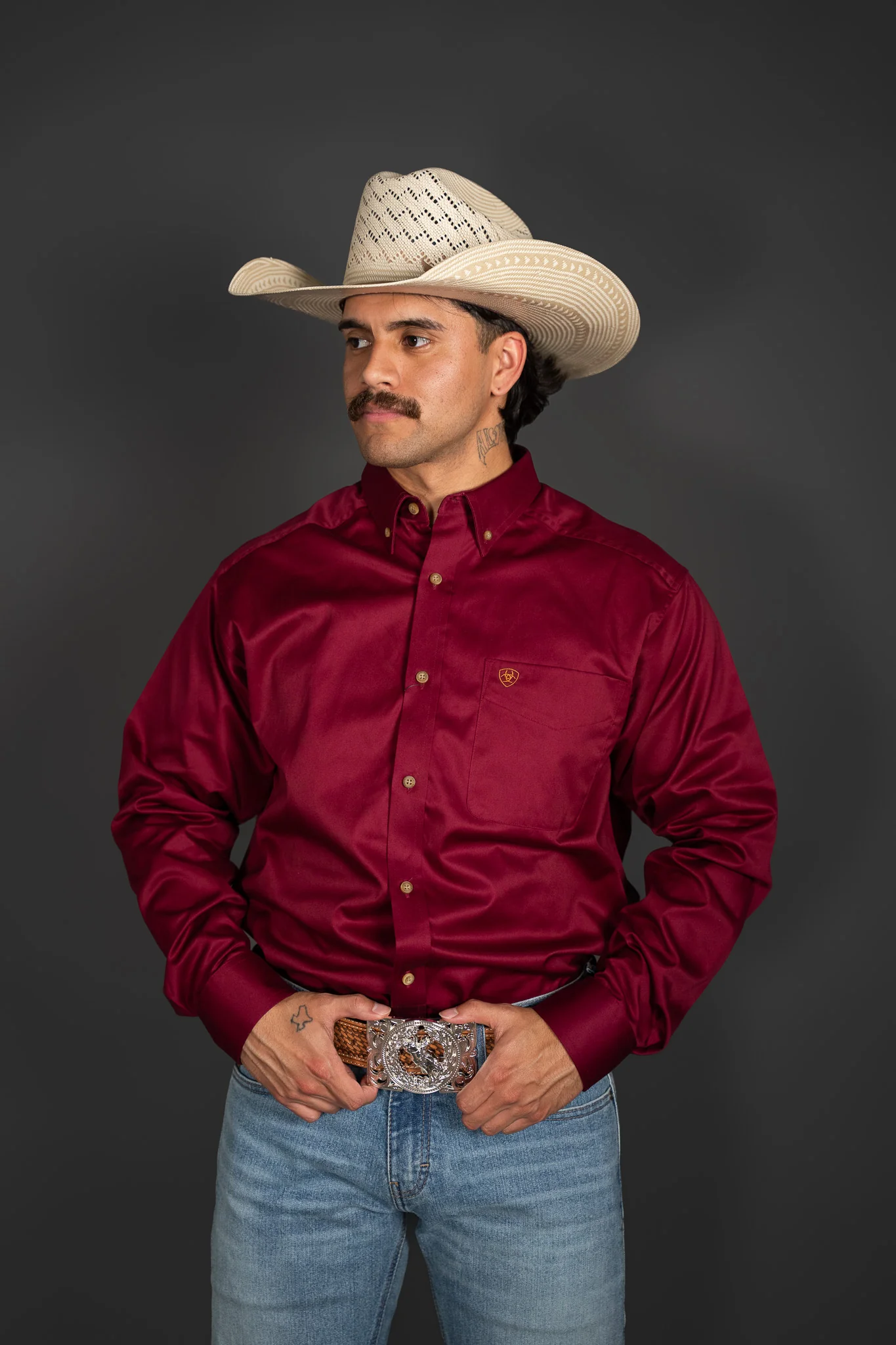 Ariat Solid Twill Classic Fit Shirt - Image 9