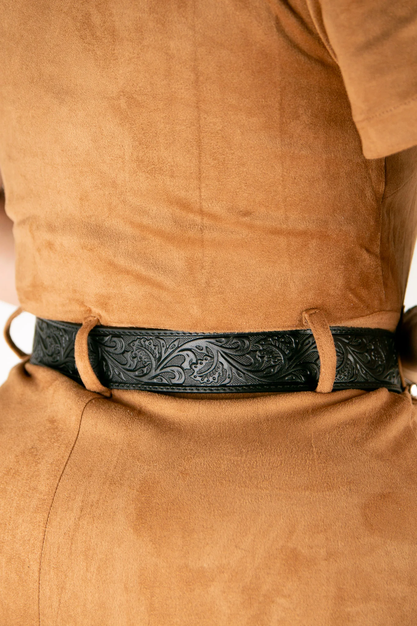 Ariat Tooled Rhinestone Cowgirl Belt - Image 7