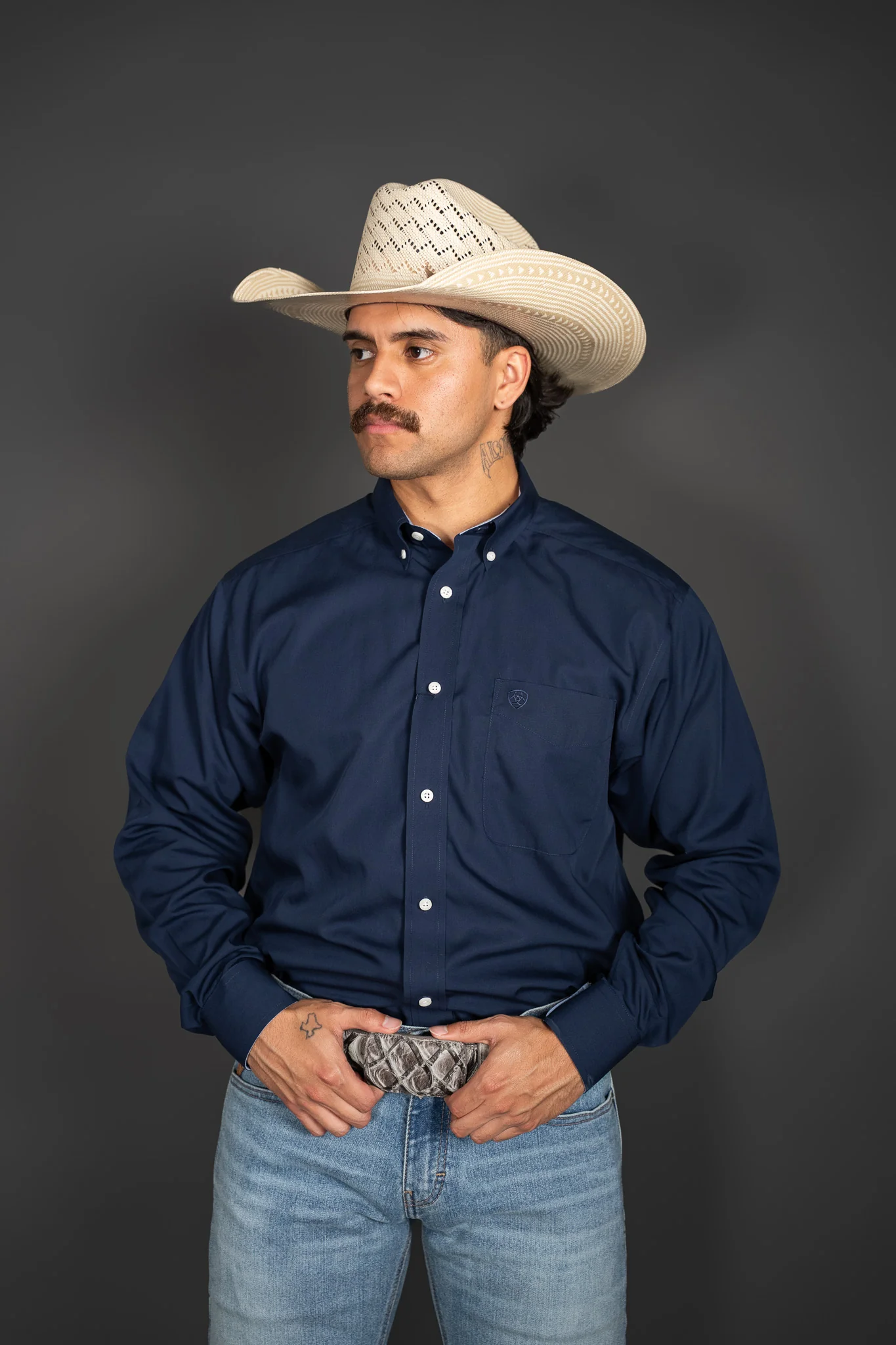 Ariat Wrinkle Free Solid Classic Fit Shirt