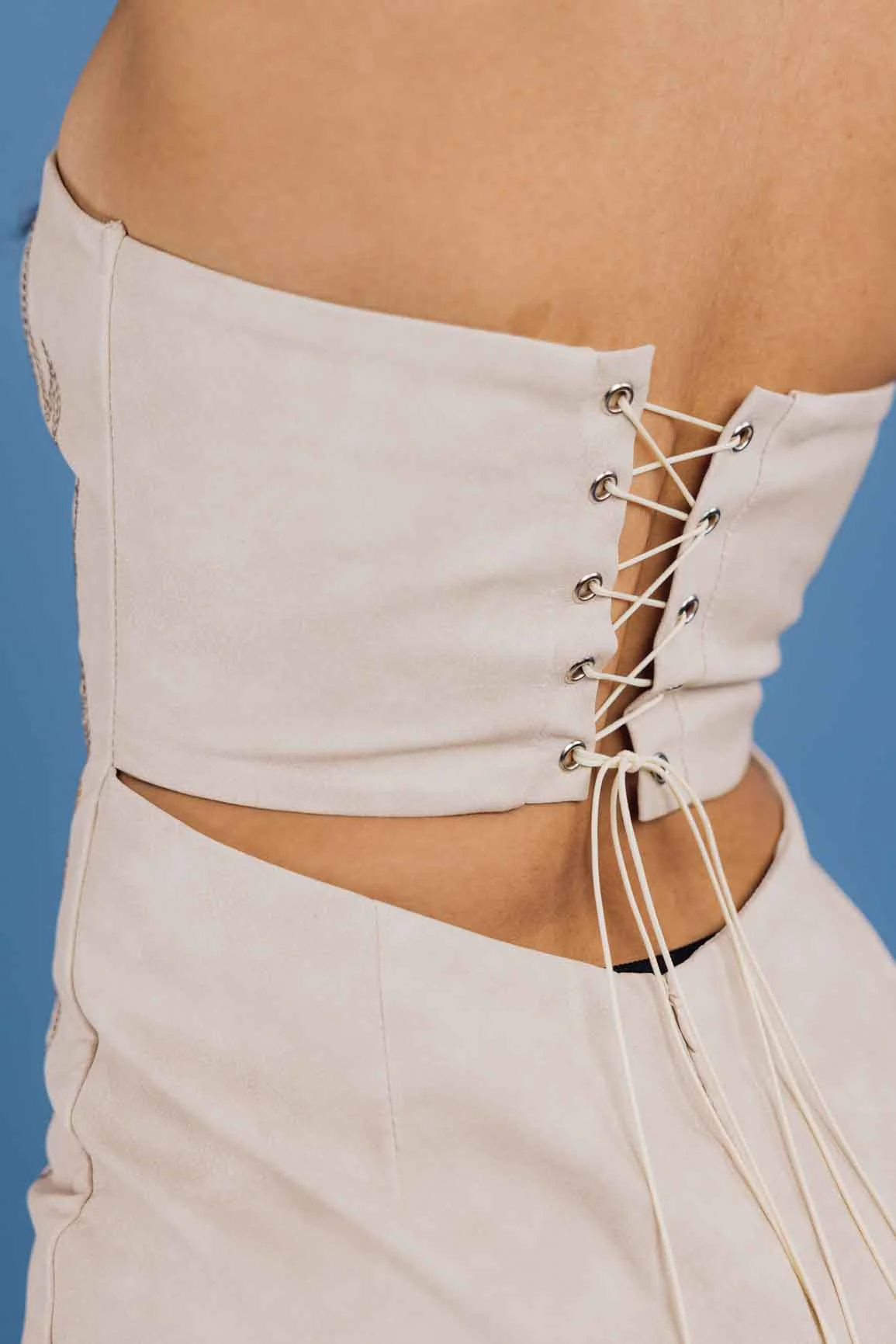 Arizona Embroidered Western Mini Dress - Image 3