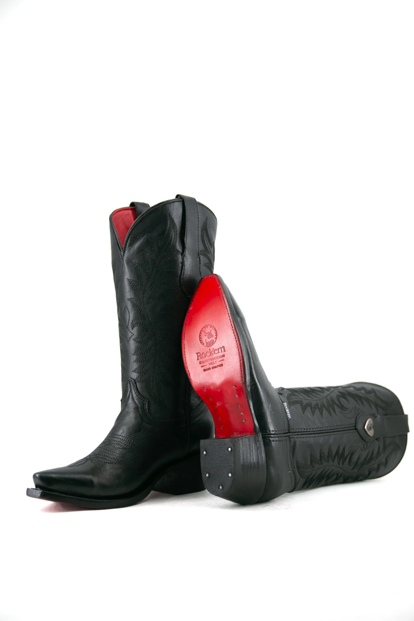 Ruby Red Sole Snip Toe Cowgirl Boot - Image 4