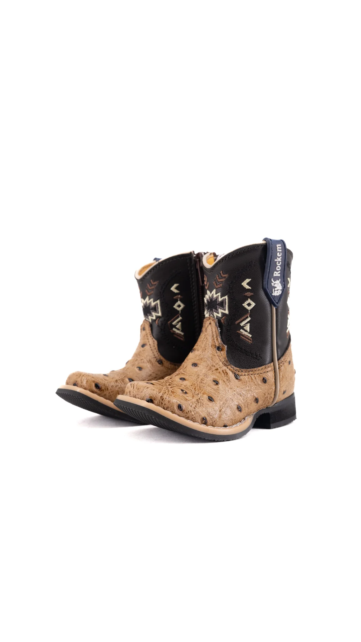 Rock'em Baby Aztec Ostrich Boot - Image 11