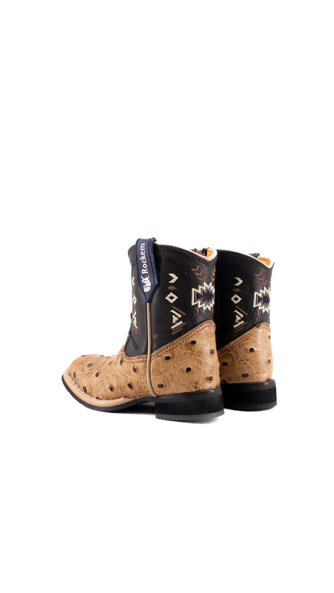 Rock'em Baby Aztec Ostrich Boot - Image 12
