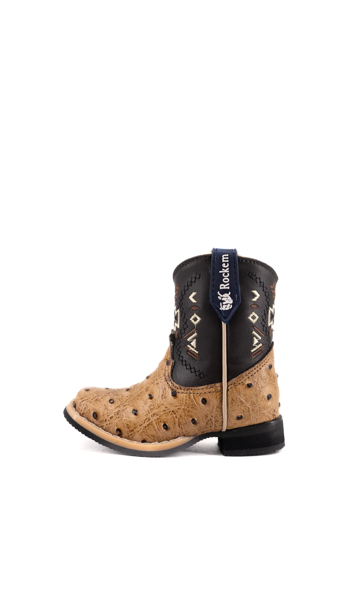 Rock'em Baby Aztec Ostrich Boot - Image 13