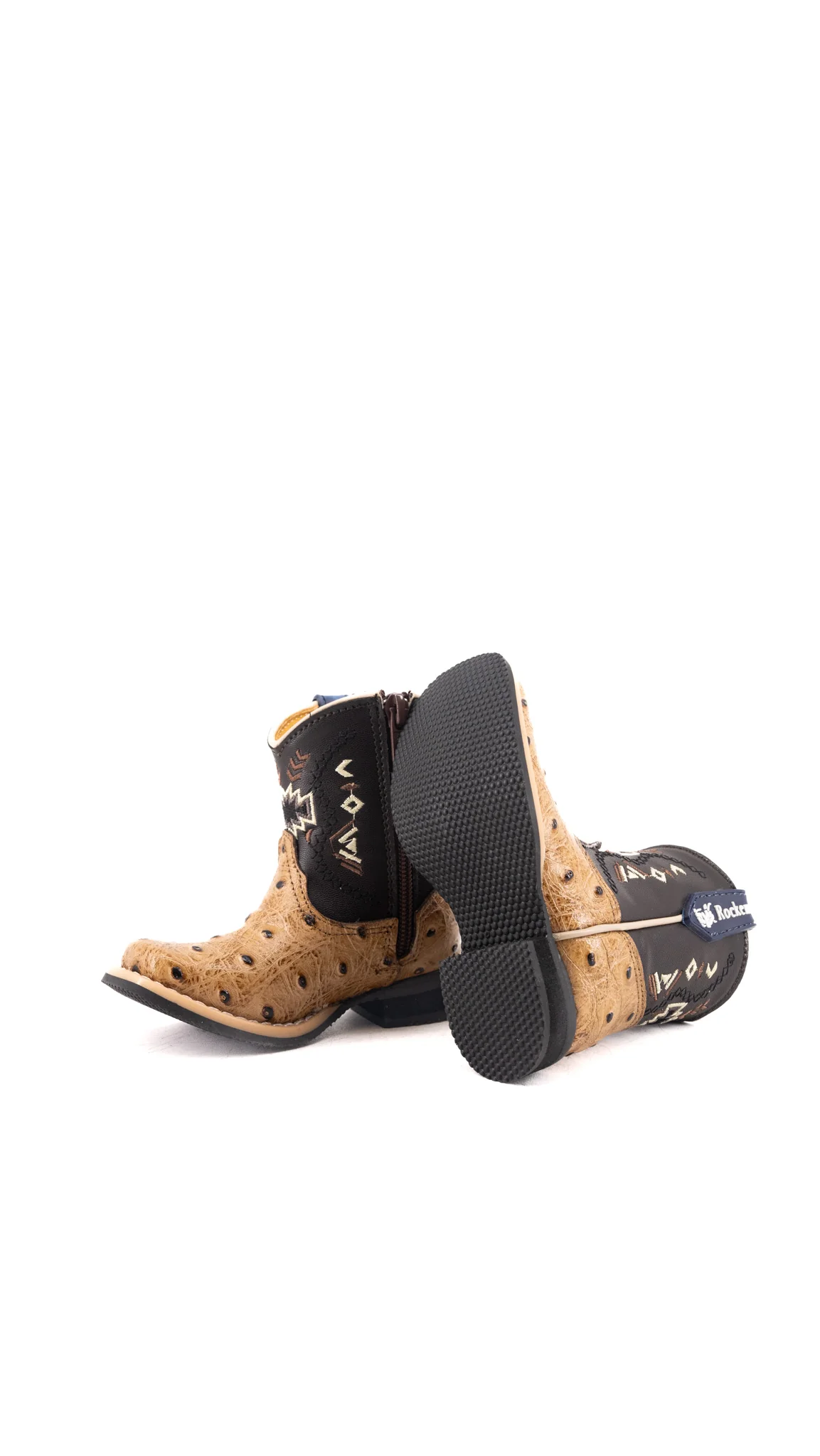 Rock'em Baby Aztec Ostrich Boot - Image 14