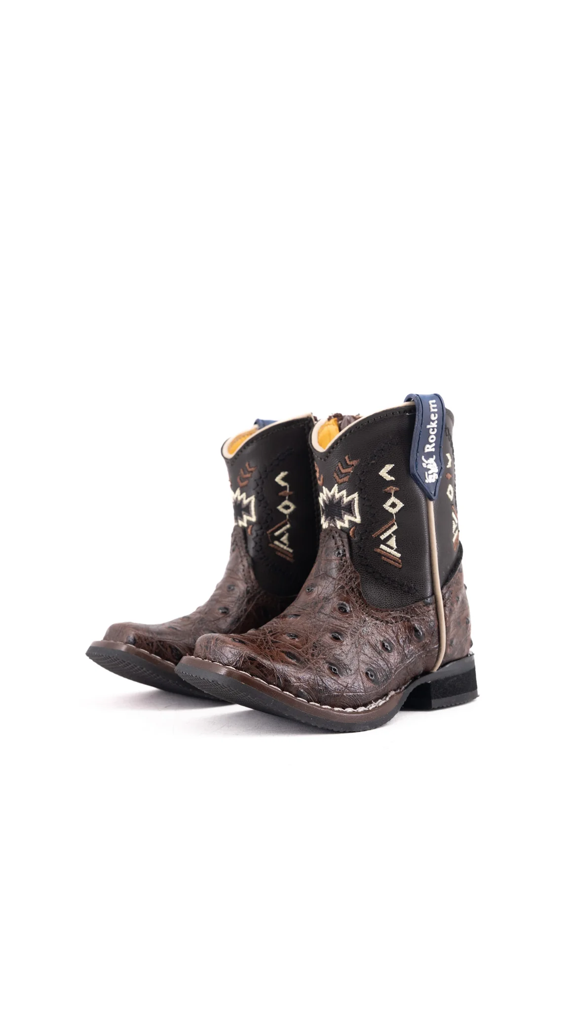 Rock'em Baby Aztec Ostrich Boot - Image 6