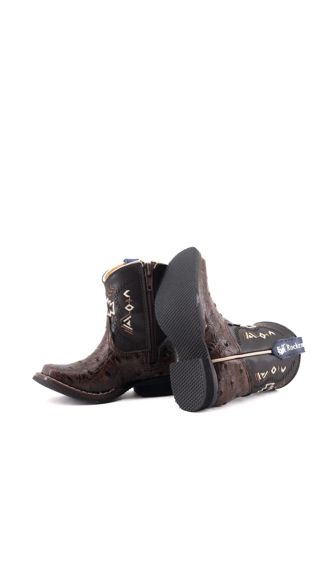 Rock'em Baby Aztec Ostrich Boot - Image 9