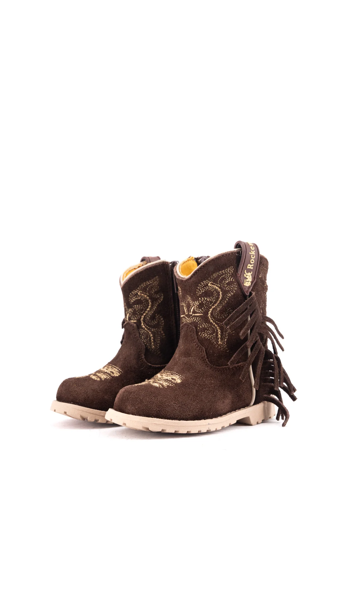 Baby Girl Diana Fringe Suede Boot - Image 11