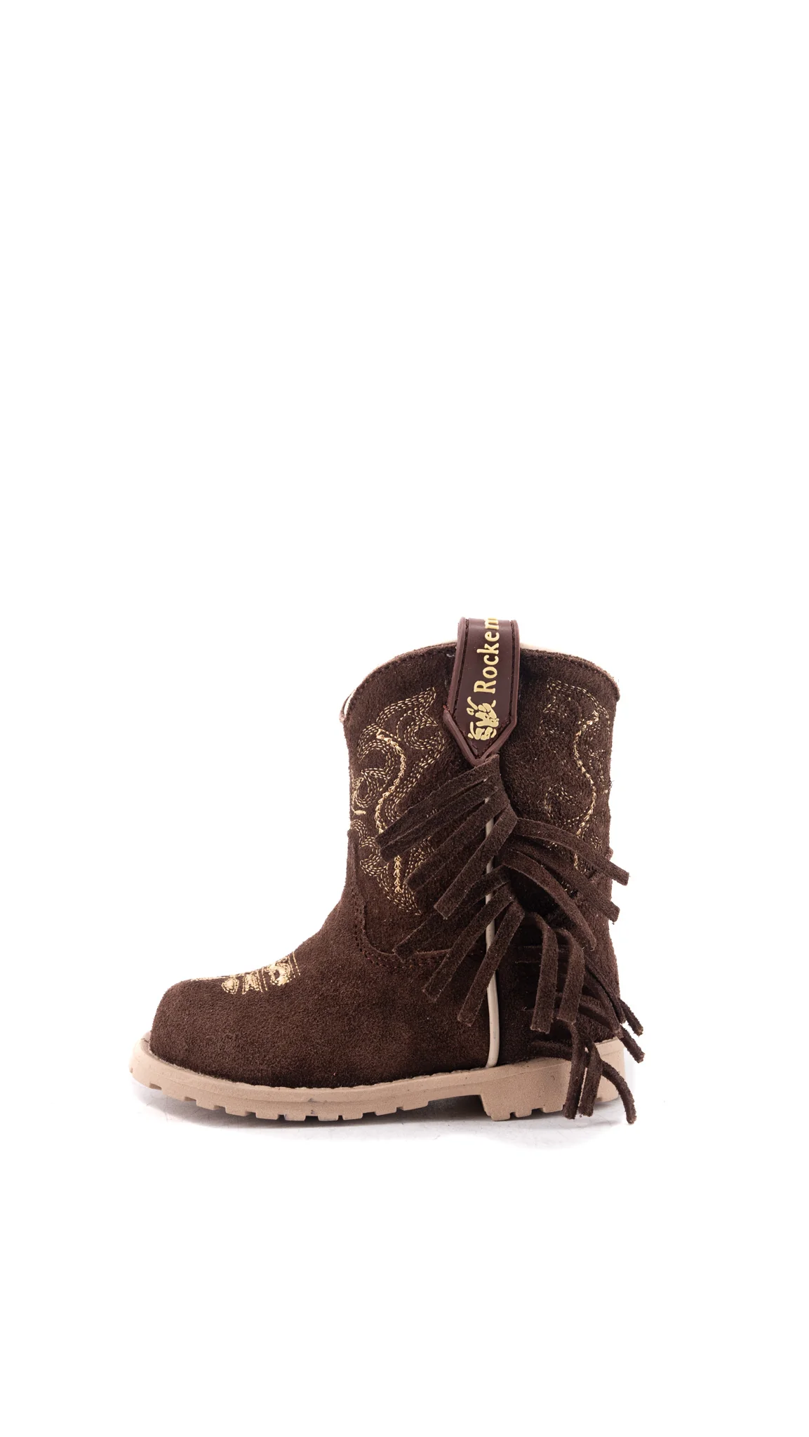 Baby Girl Diana Fringe Suede Boot - Image 12