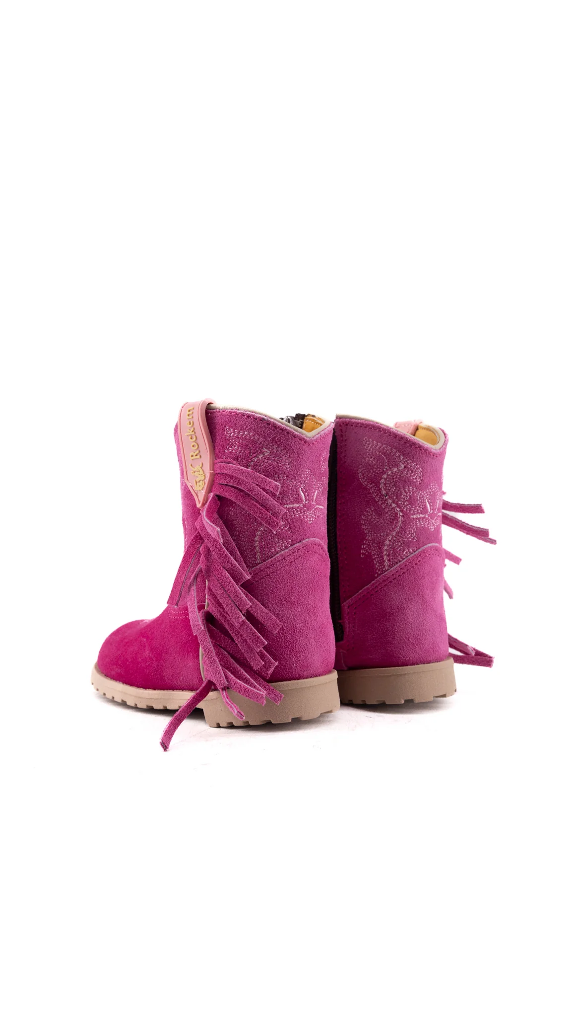 Baby Girl Diana Fringe Suede Boot - Image 3