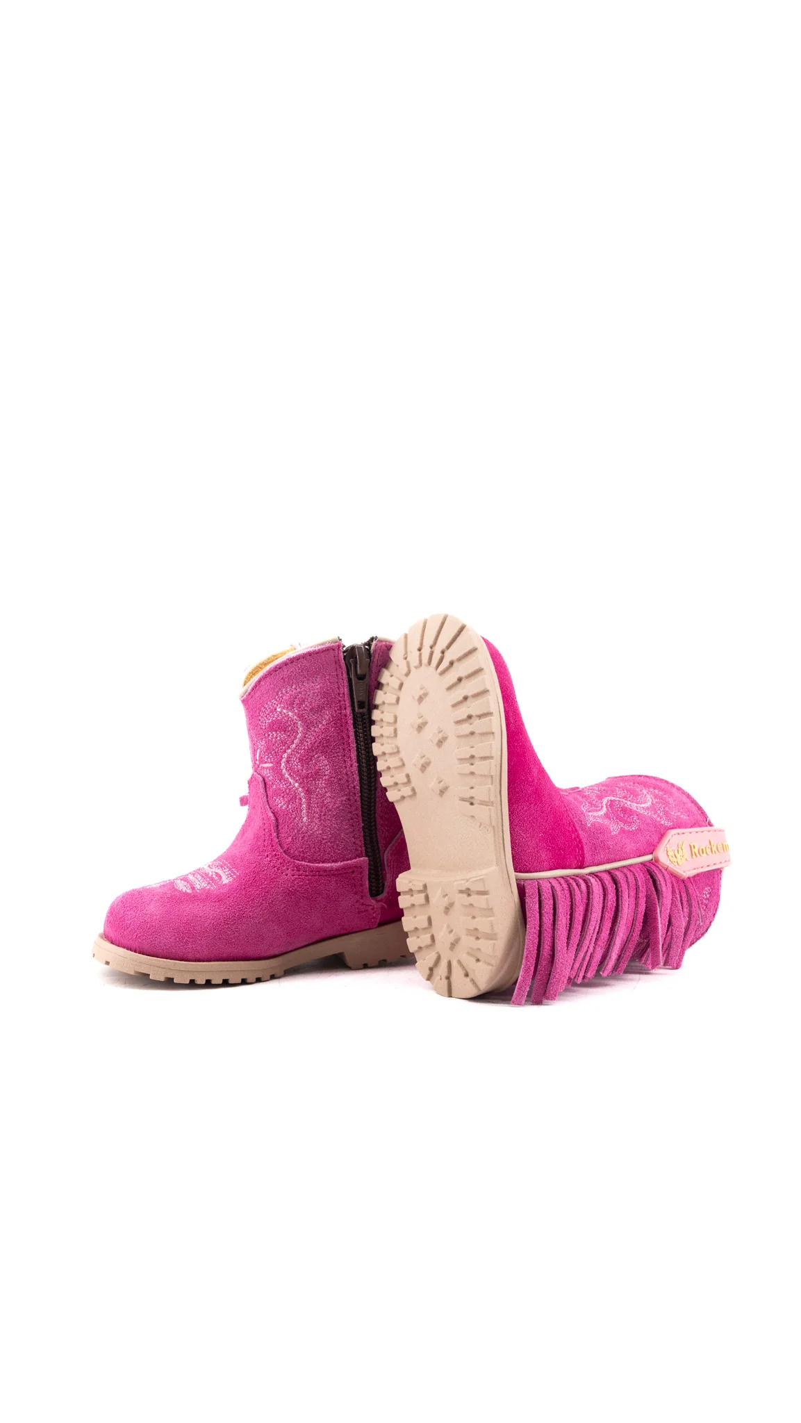 Baby Girl Diana Fringe Suede Boot - Image 4