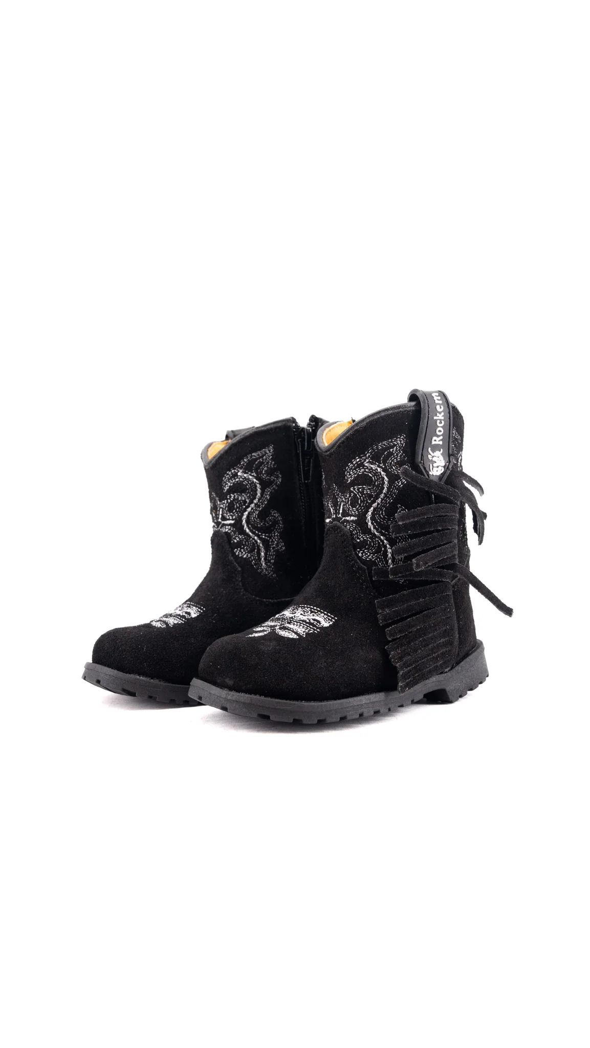 Baby Girl Diana Fringe Suede Boot - Image 6