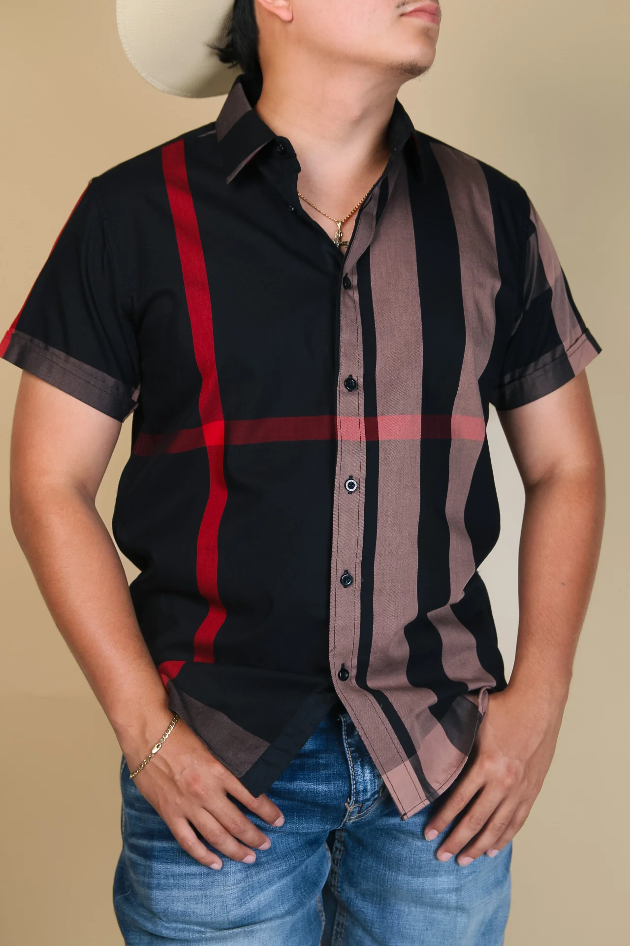 Baldelli Western Short Sleeve Dion Button-Up - Image 10