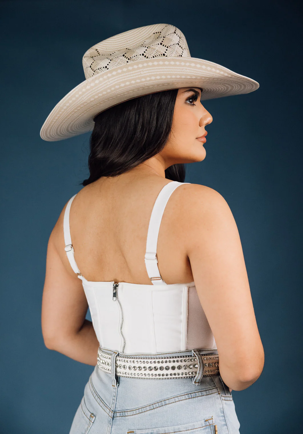 Bandage Mesh Corset Top - Image 2