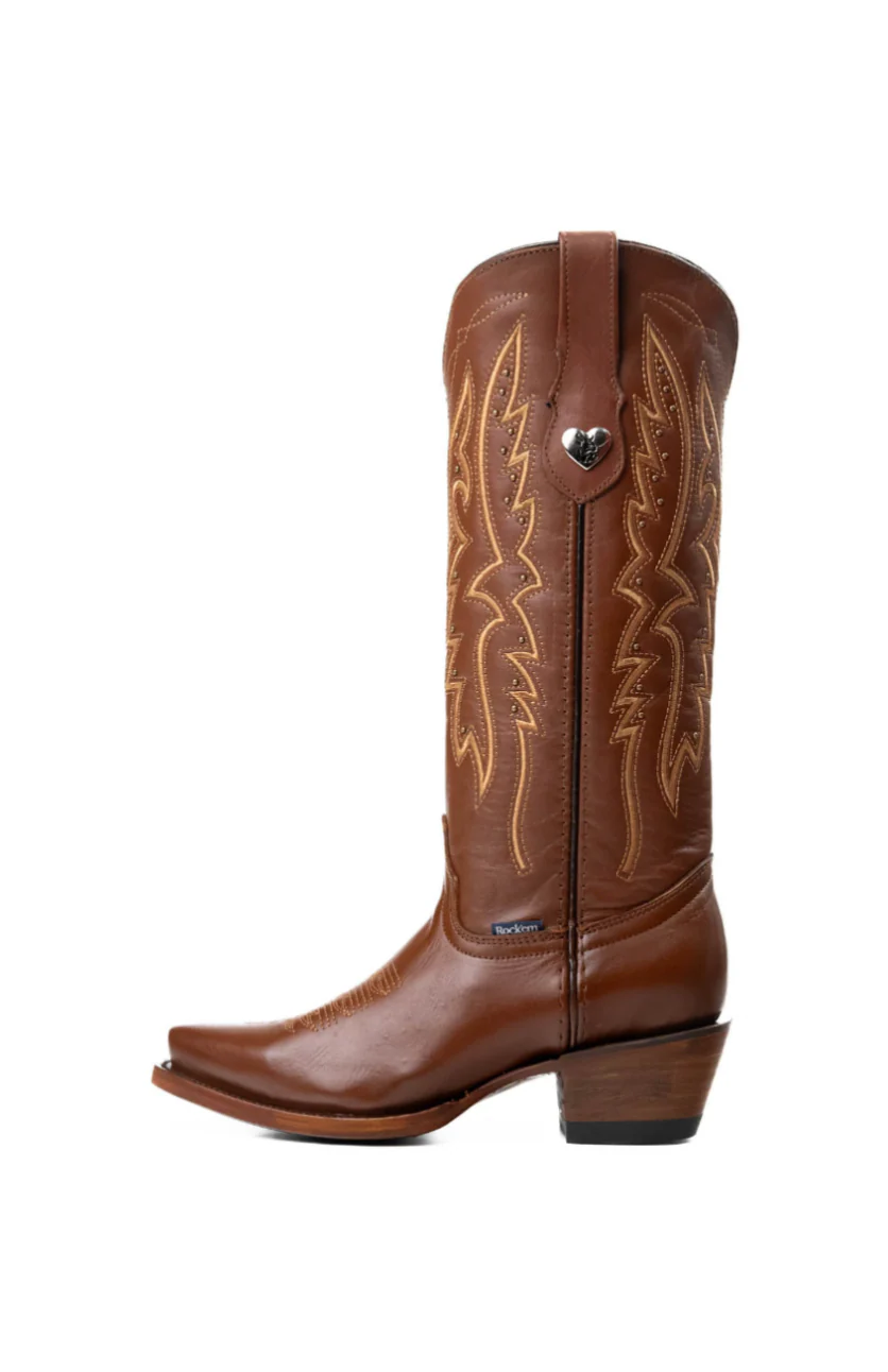 Beirut Alexa Midi Snip Toe Cowgirl Boot - Image 19
