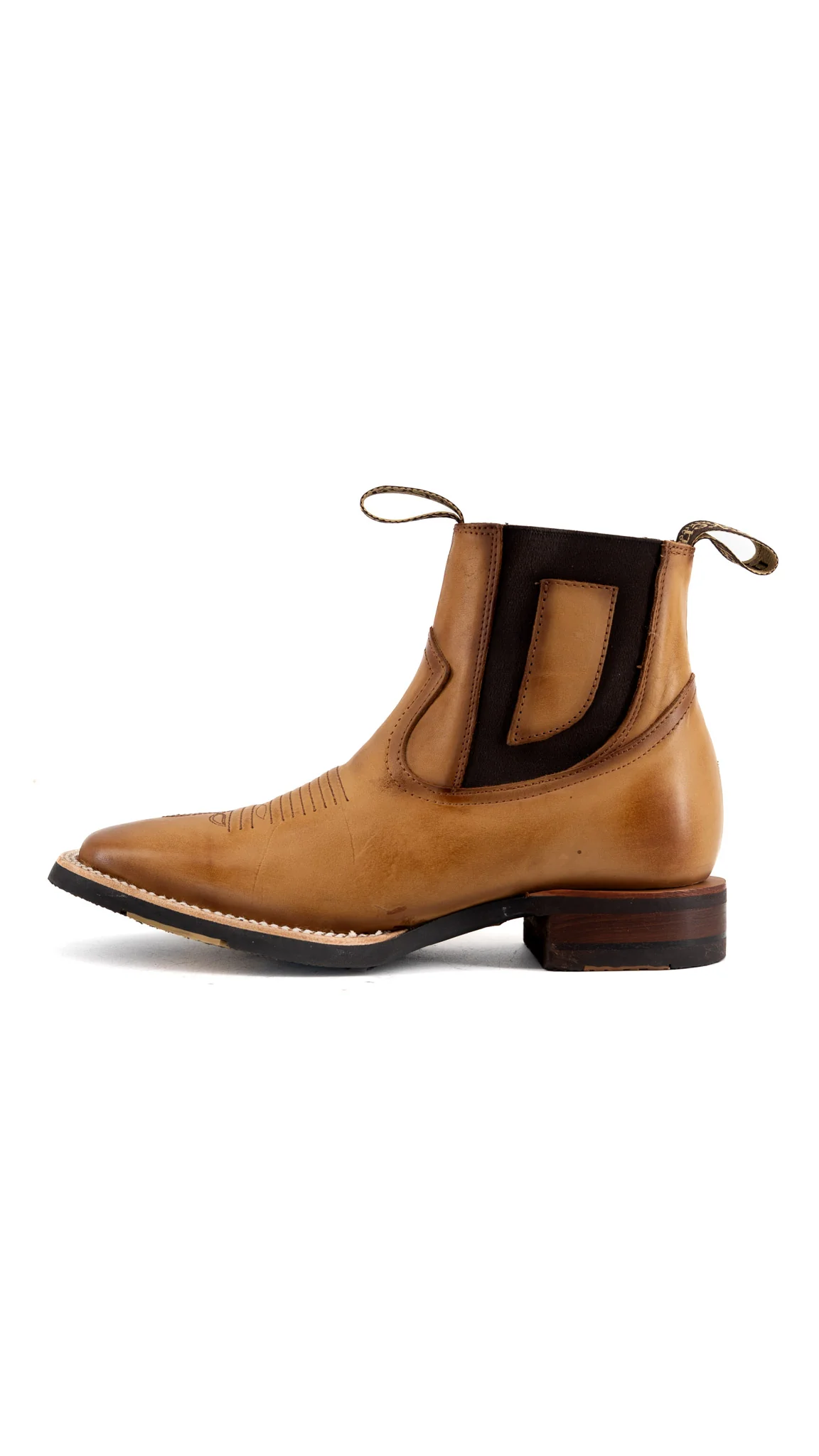 Bessero Rubber Decar Square Toe Men's Ankle Boot - Image 2