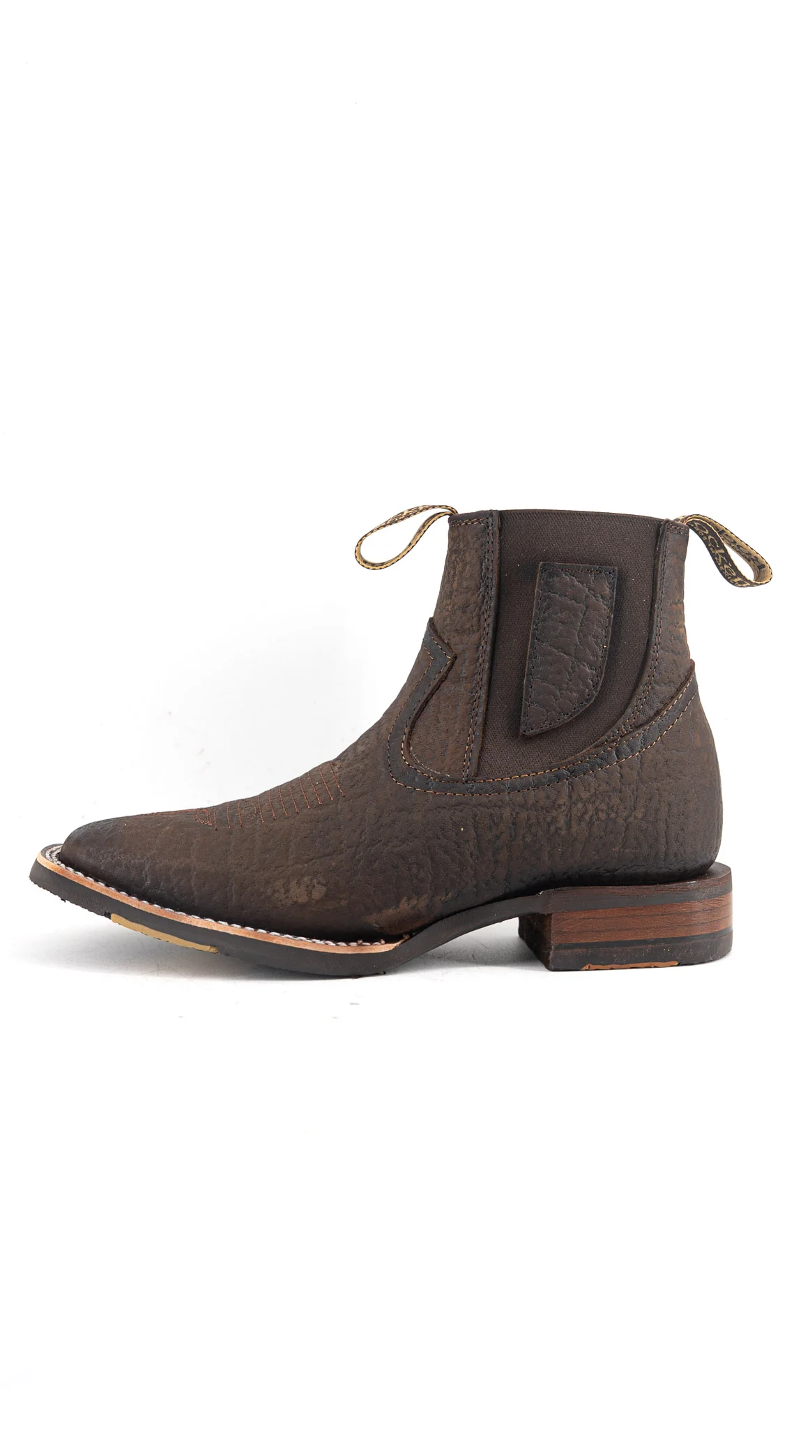 Bessero Rubber Elephant Square Toe Men's Ankle Boot - Image 2