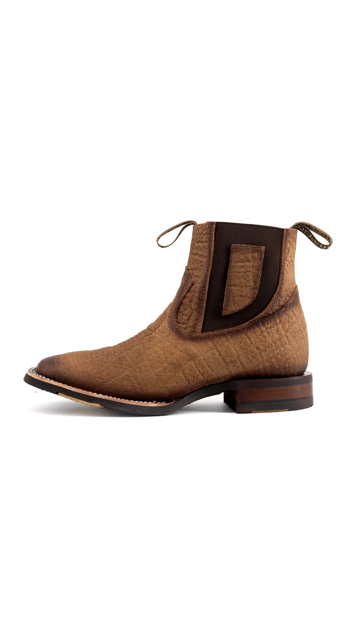Bessero Rubber Elephant Square Toe Men's Ankle Boot - Image 7