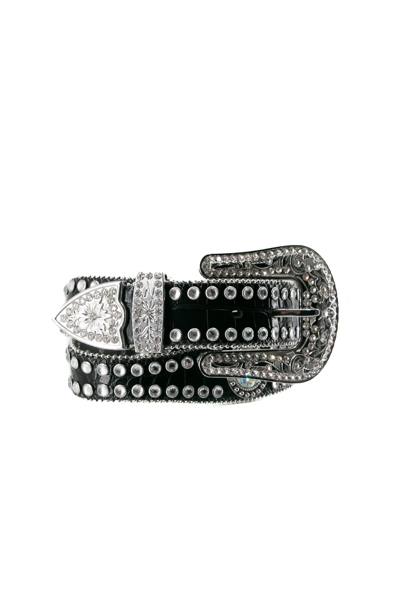 Blazin Roxx Rhinestone Lined Concho Cowgirl Belt - Image 14