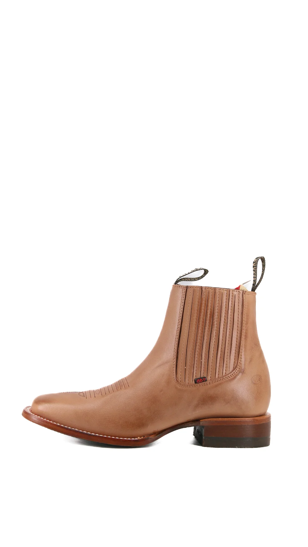 Bessero Leather Men's Square Toe Ankle Boot - Image 2