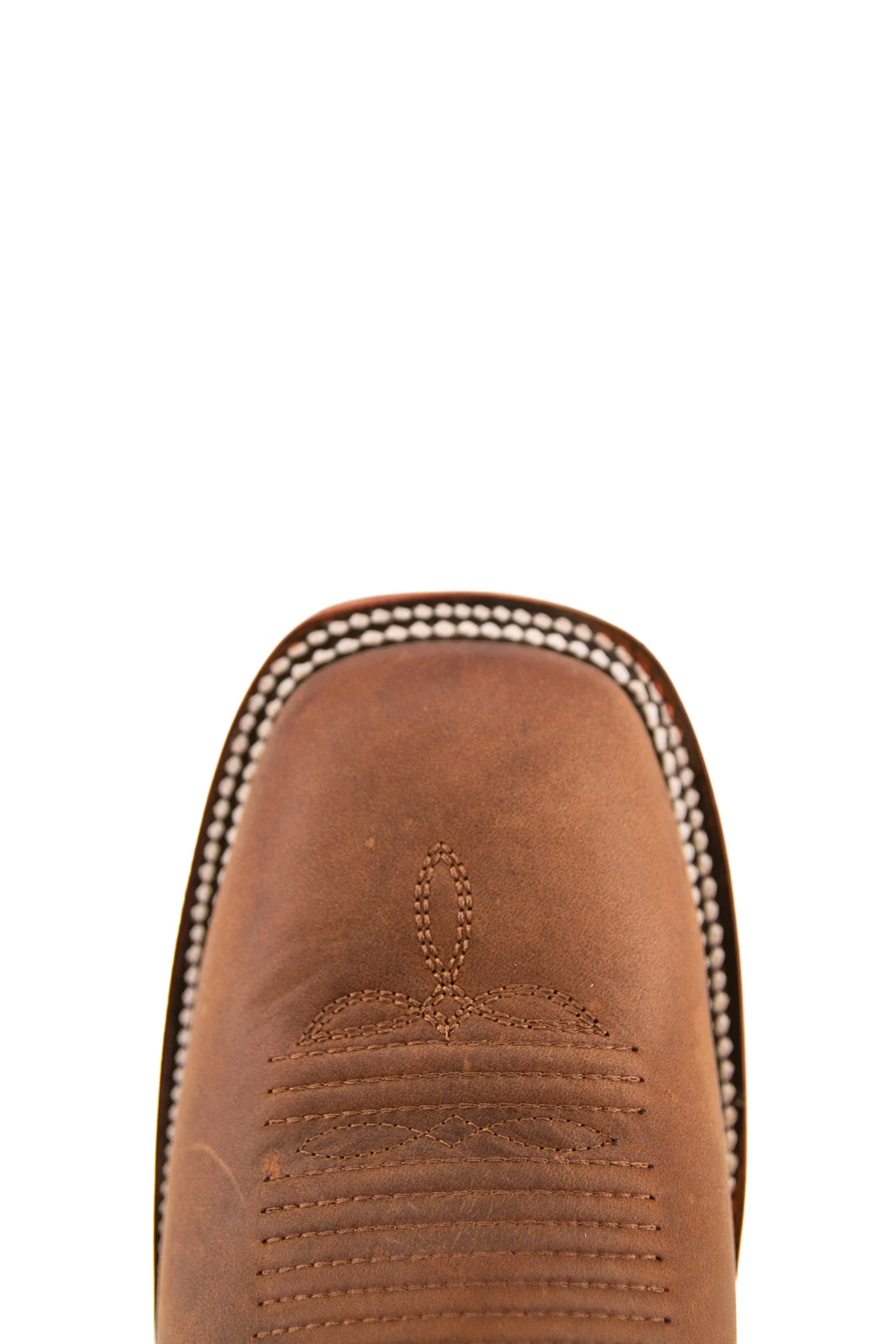 Bessero Leather Grysly Brown Square Toe Men's Ankle Boot - Image 5