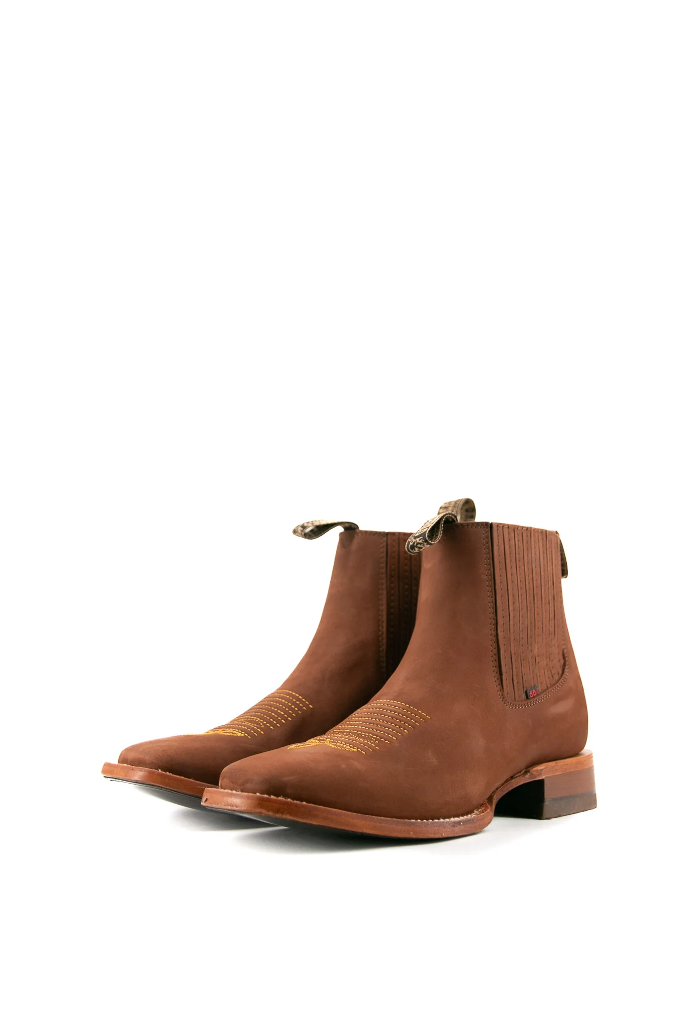 Bessero Leather Nobuck Square Toe Men's Ankle Boot - Image 11