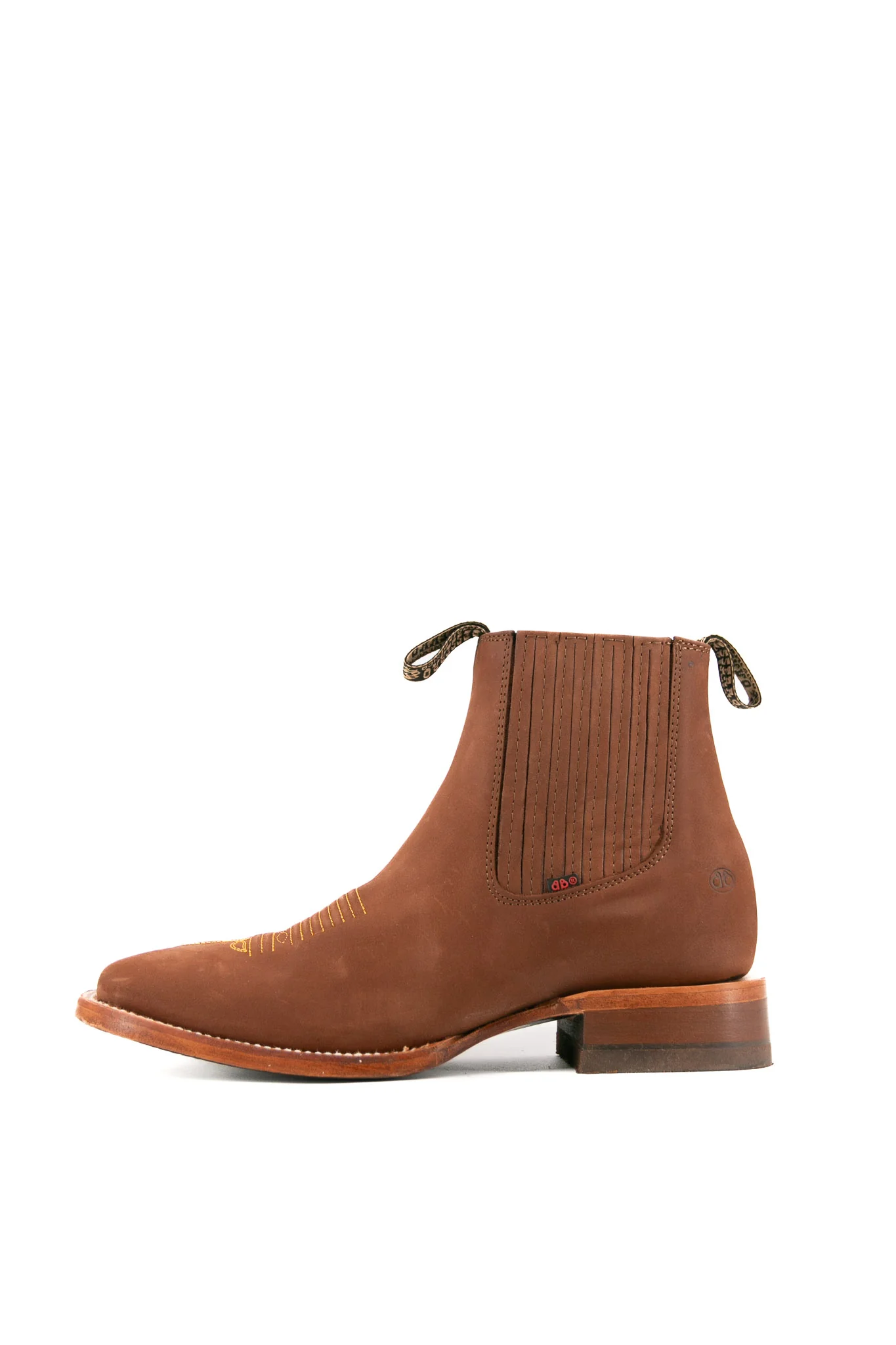 Bessero Leather Nobuck Square Toe Men's Ankle Boot - Image 12