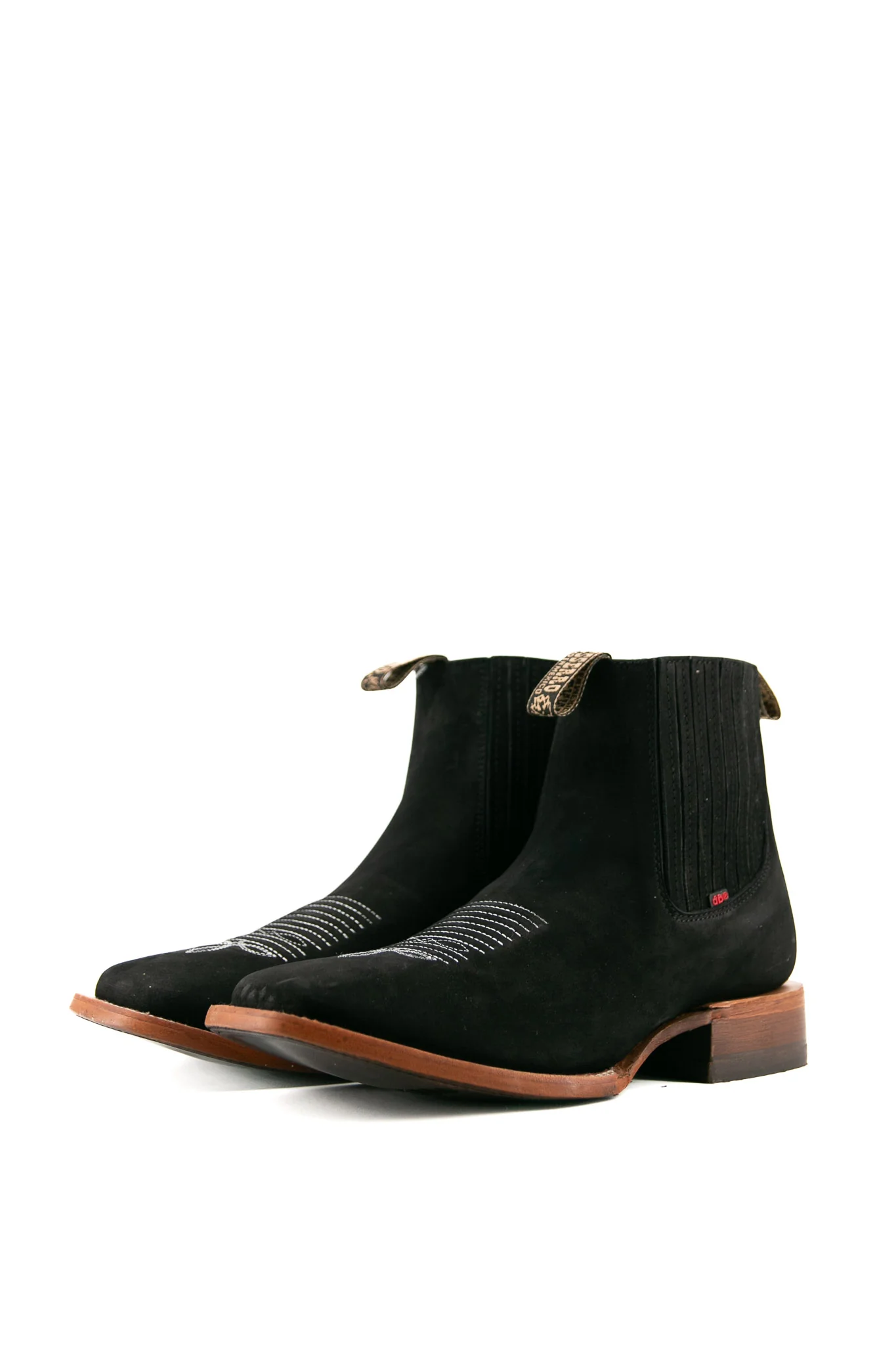 Bessero Leather Nobuck Square Toe Men's Ankle Boot - Image 16