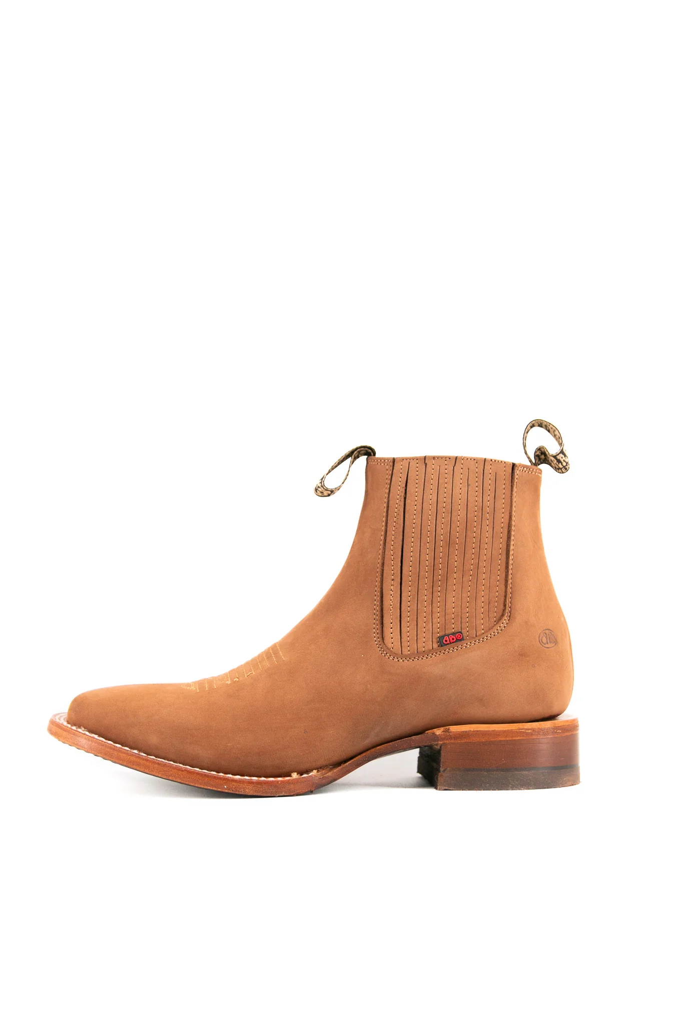 Bessero Leather Nobuck Square Toe Men's Ankle Boot - Image 27