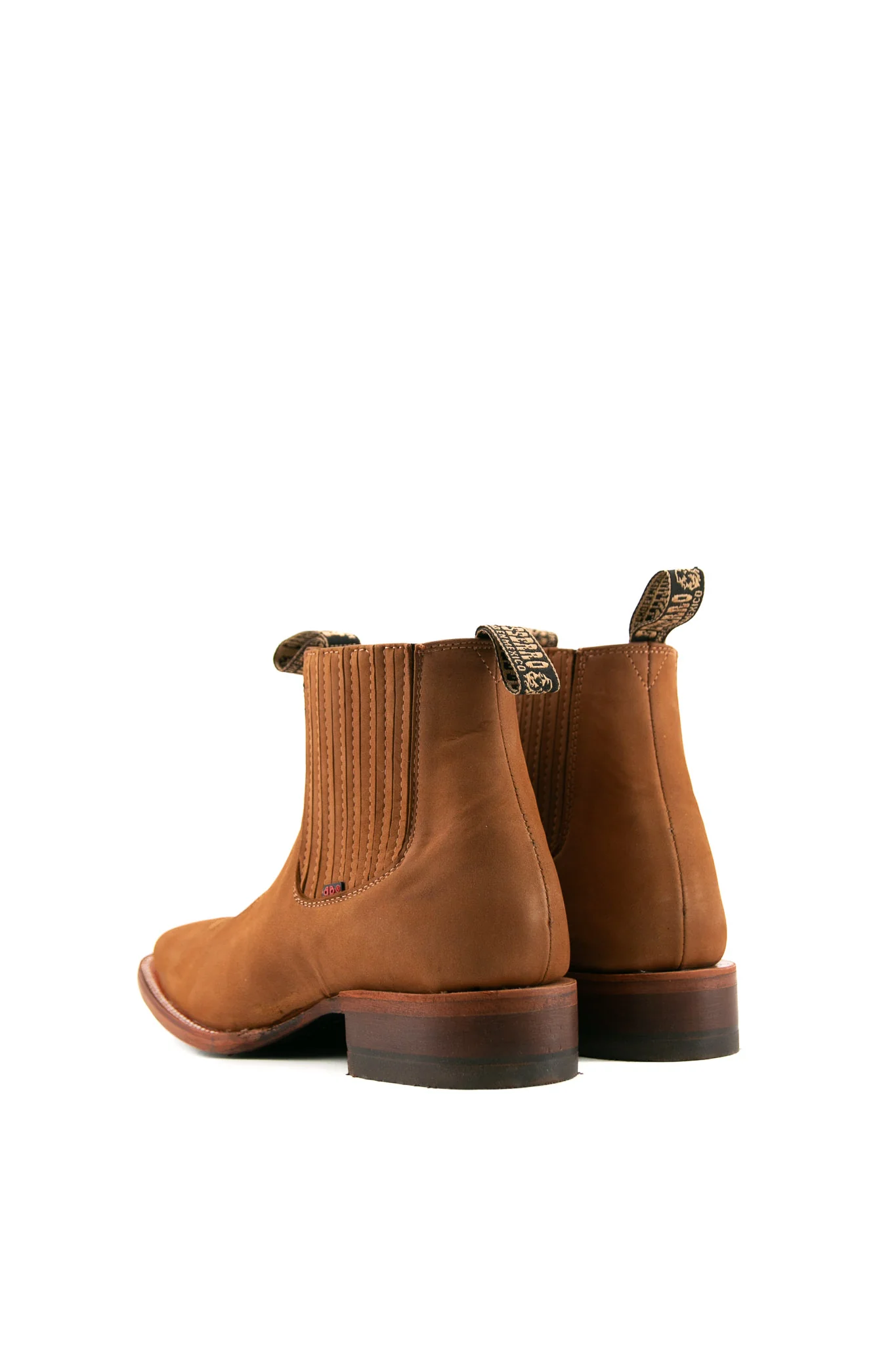 Bessero Leather Nobuck Square Toe Men's Ankle Boot - Image 3
