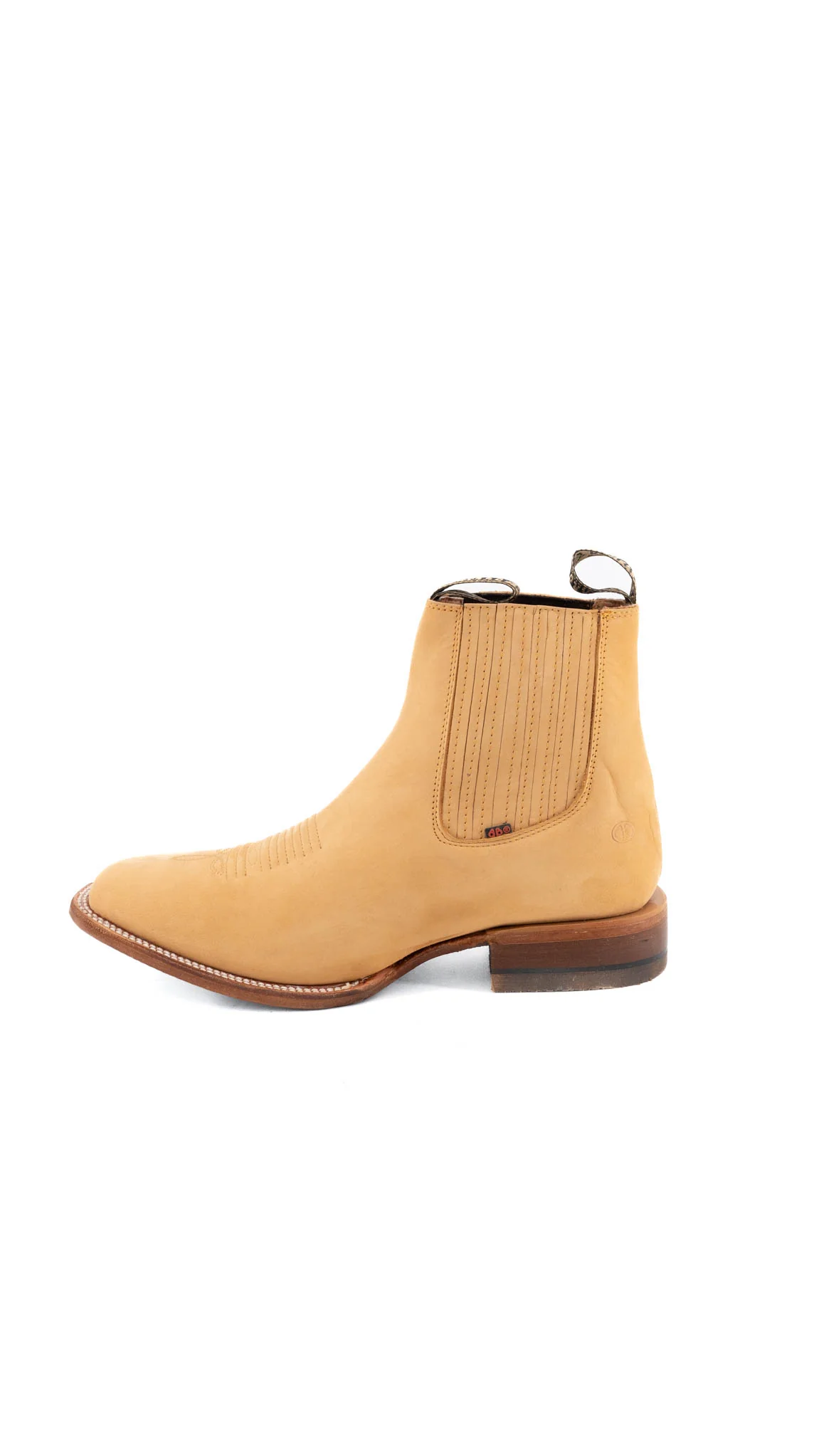 Bessero Leather Nobuck Square Toe Men's Ankle Boot - Image 33