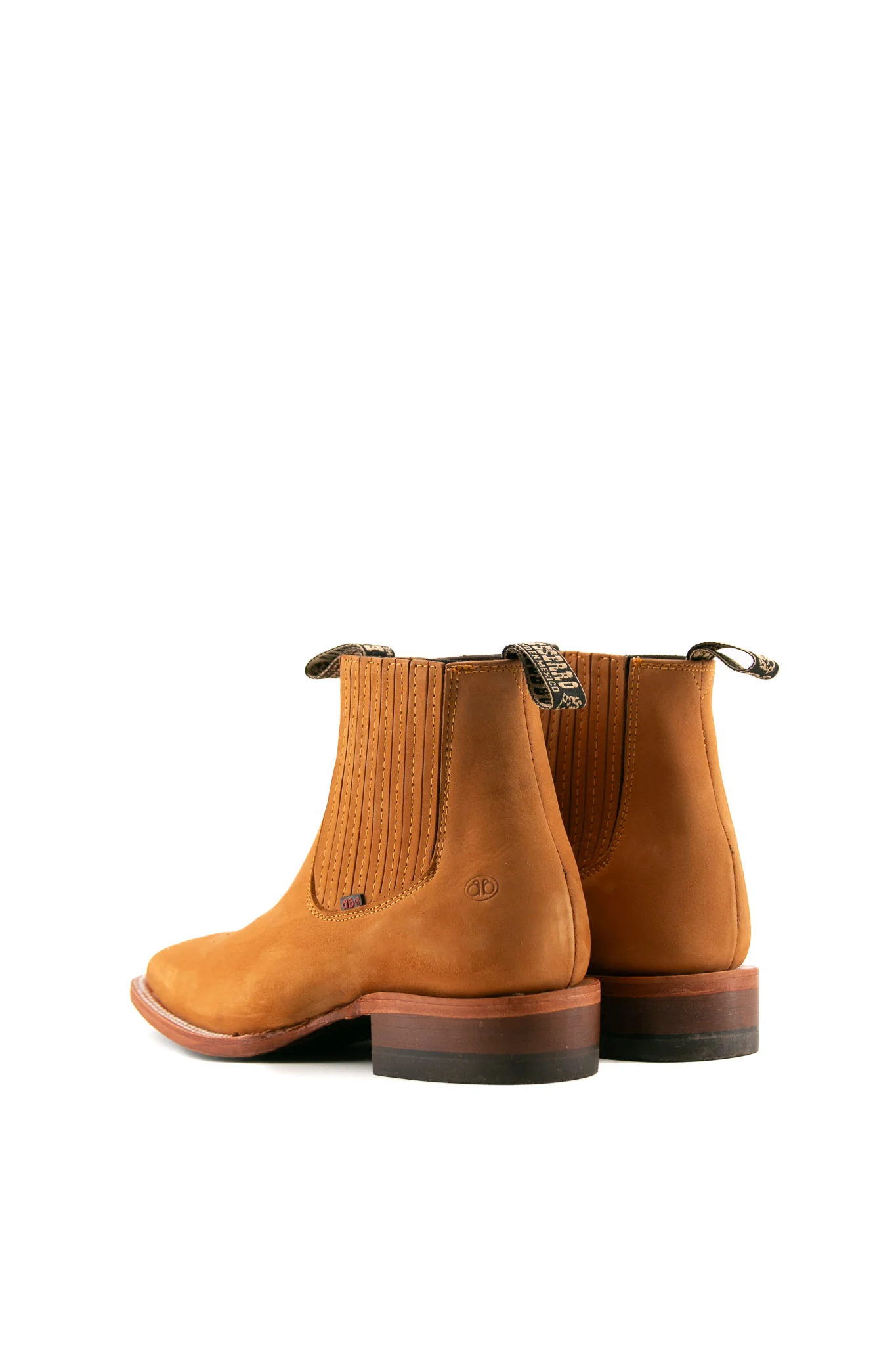 Bessero Leather Nobuck Square Toe Men's Ankle Boot - Image 8