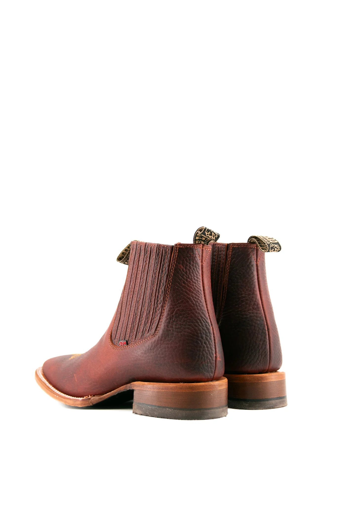 Bessero Leather Rhino Square Toe Men's Ankle Boot - Image 13