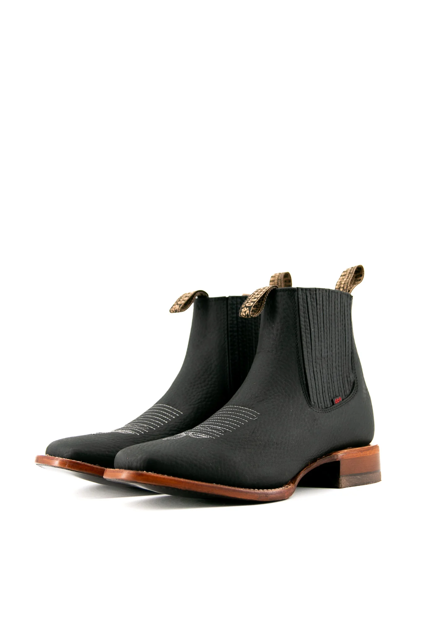 Bessero Leather Rhino Square Toe Men's Ankle Boot - Image 16