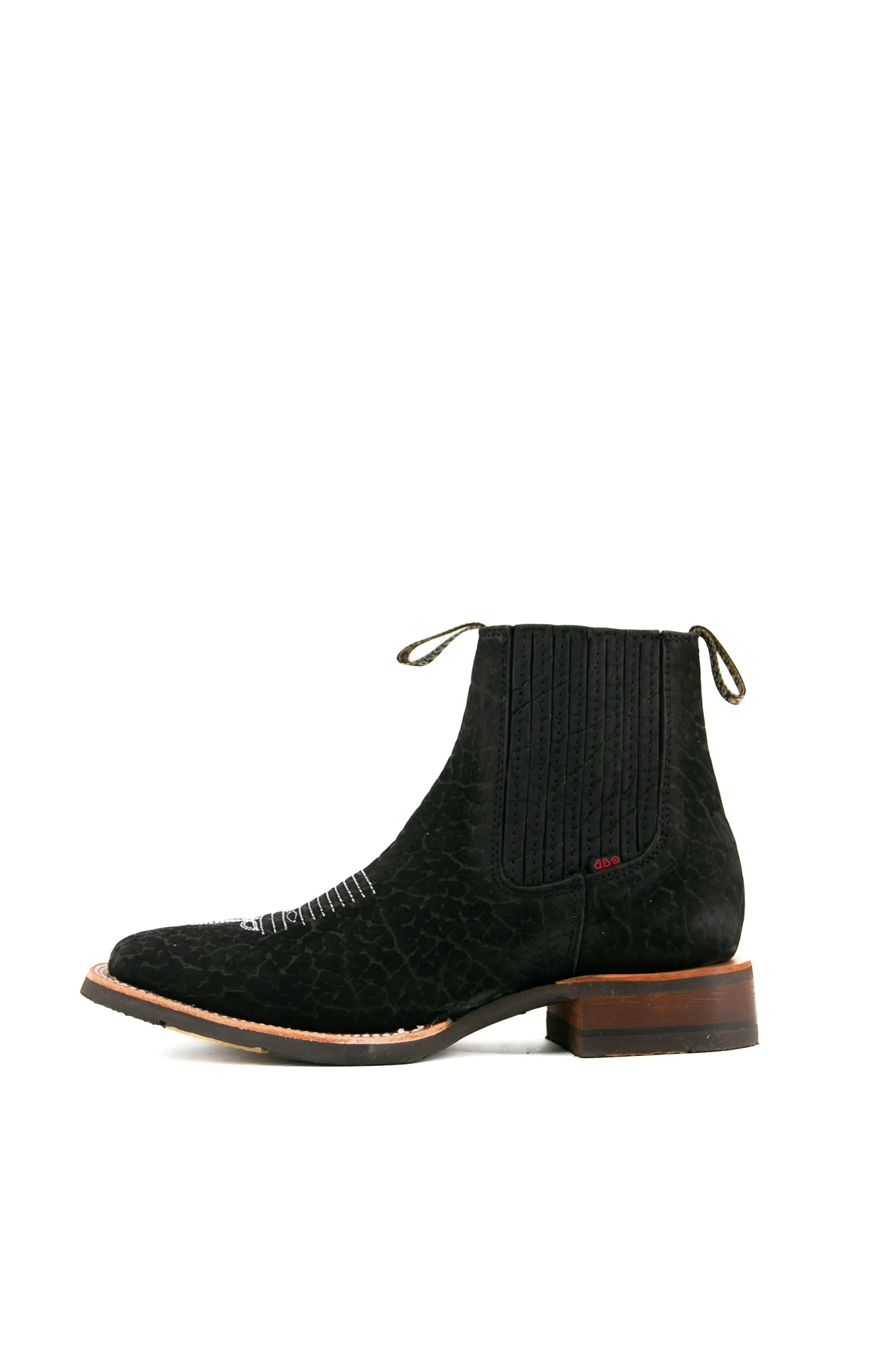 Bessero Rubber Bull Neck Square Toe Men's Ankle Boot - Image 12