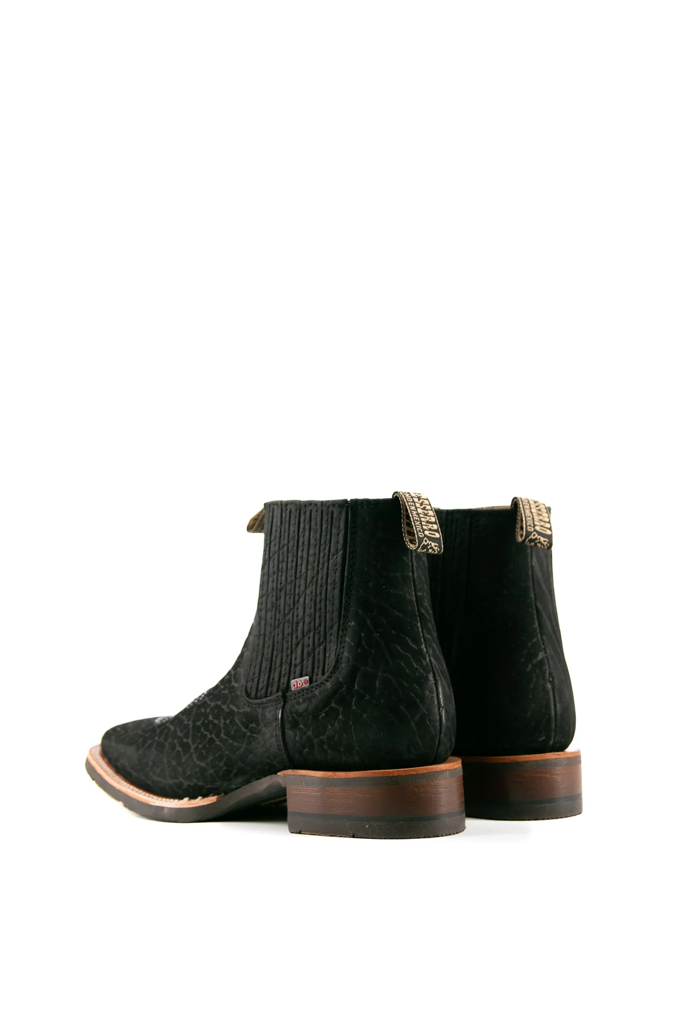 Bessero Rubber Bull Neck Square Toe Men's Ankle Boot - Image 13