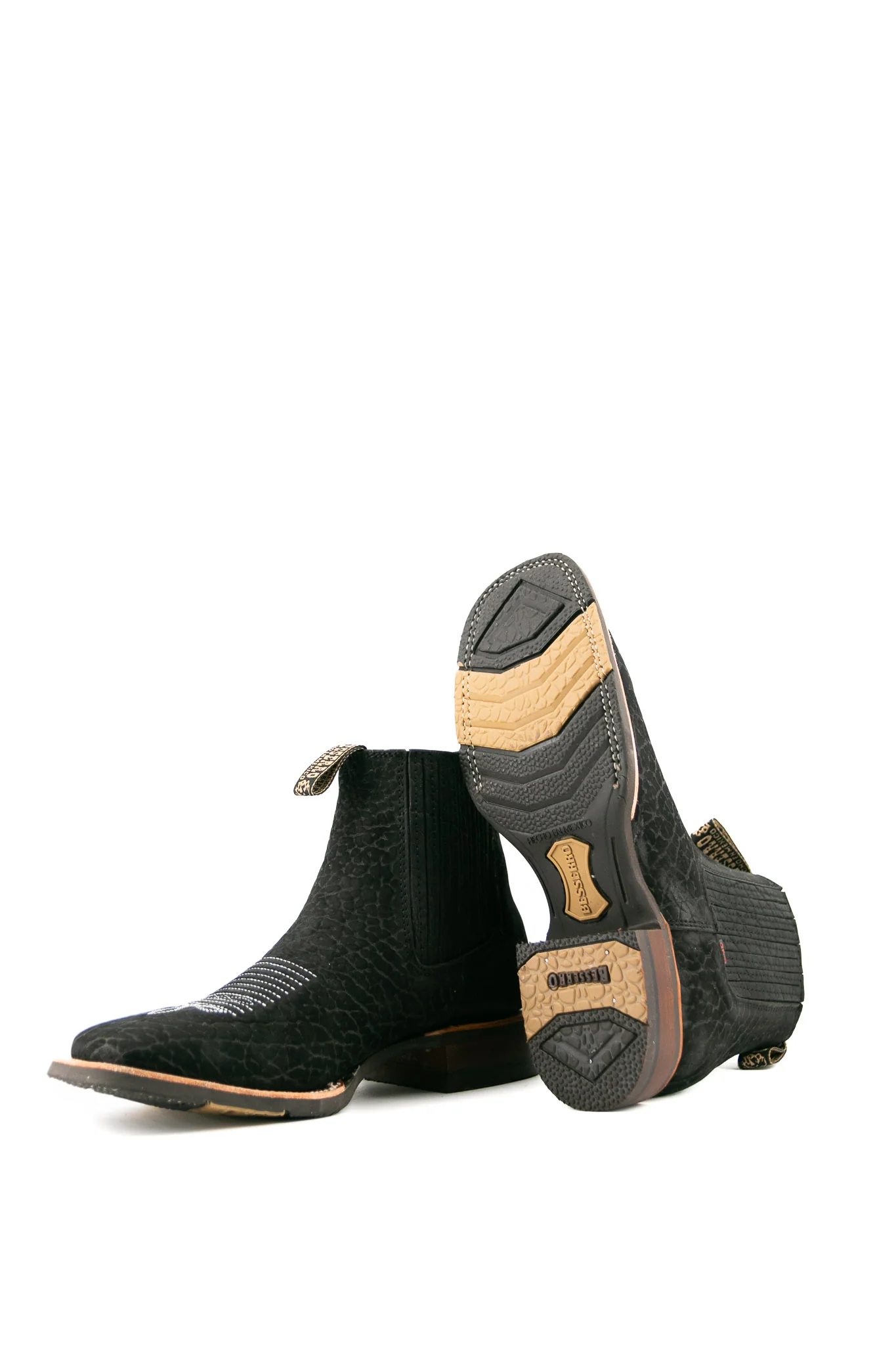 Bessero Rubber Bull Neck Square Toe Men's Ankle Boot - Image 14