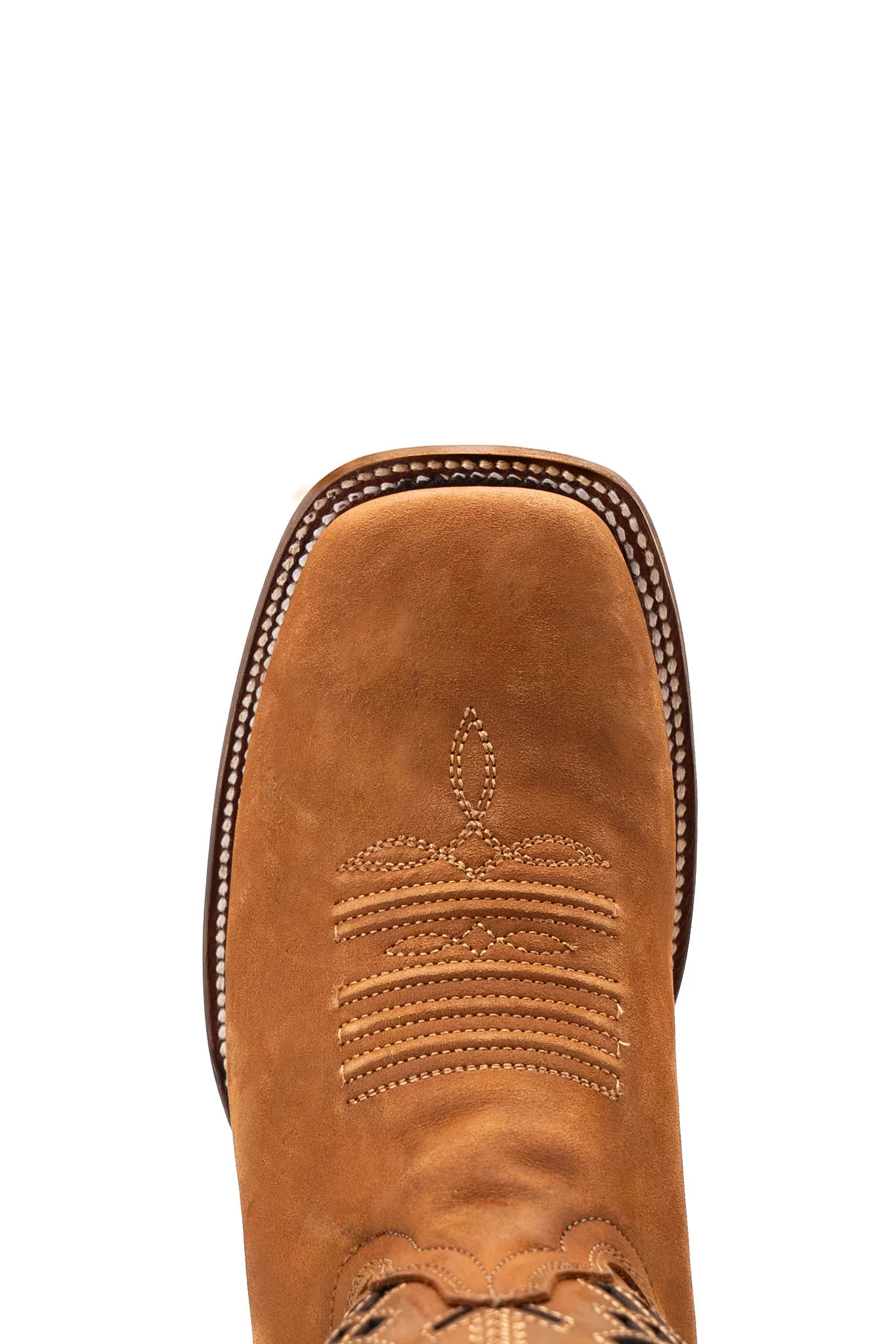 Bradley Nobuck Square Toe Cowboy Boot - Image 6