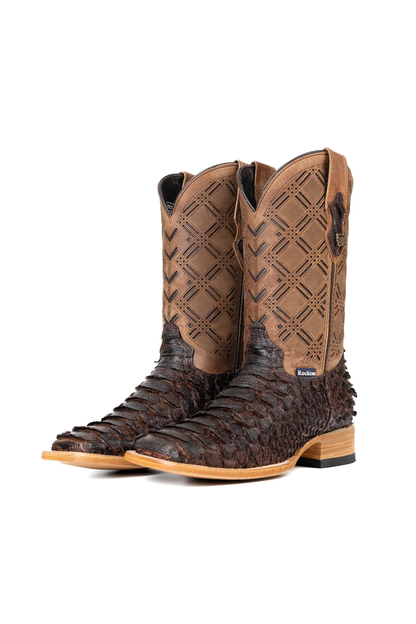 Bradley Python Square Toe Cowboy Boot - Image 11
