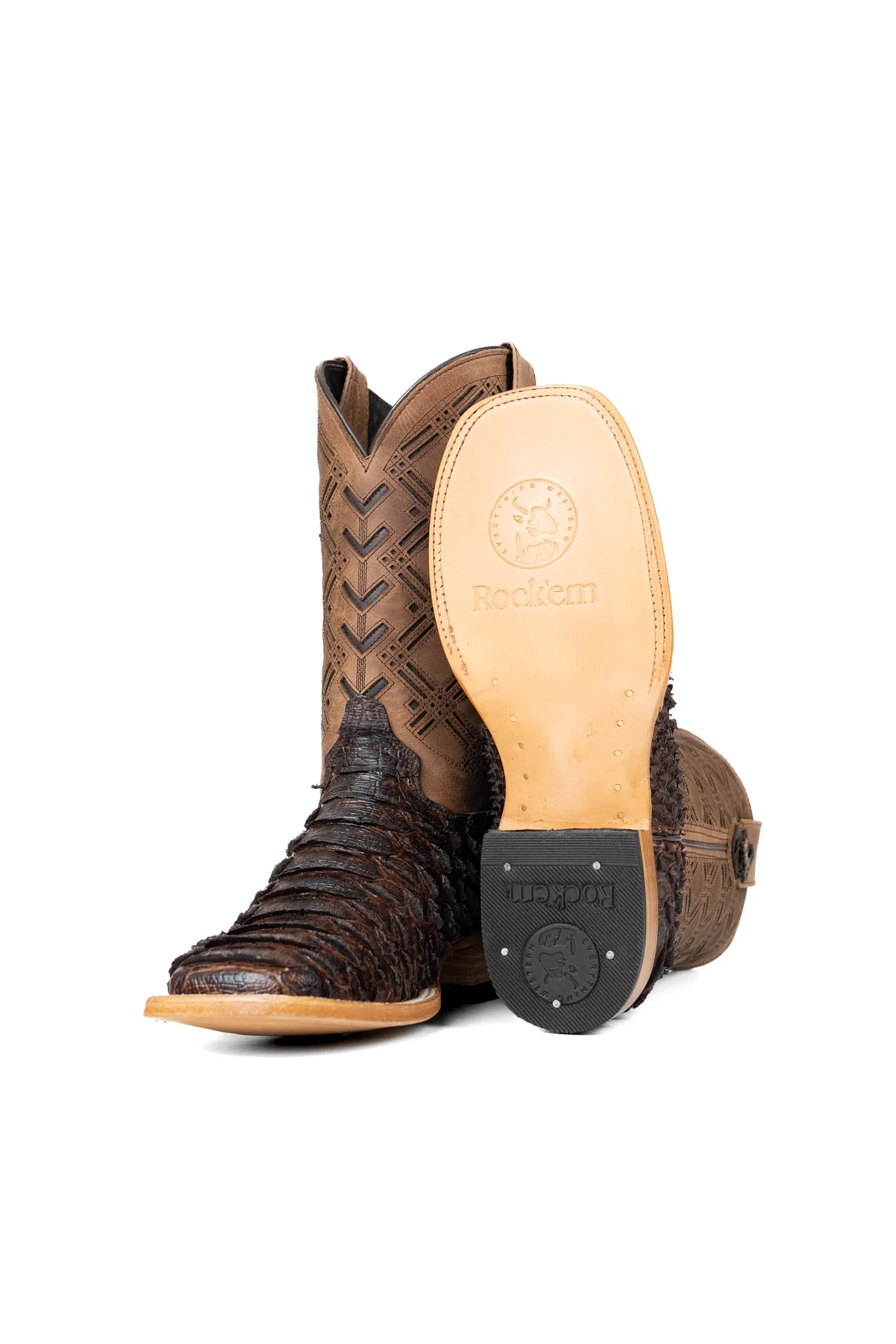 Bradley Python Square Toe Cowboy Boot - Image 14