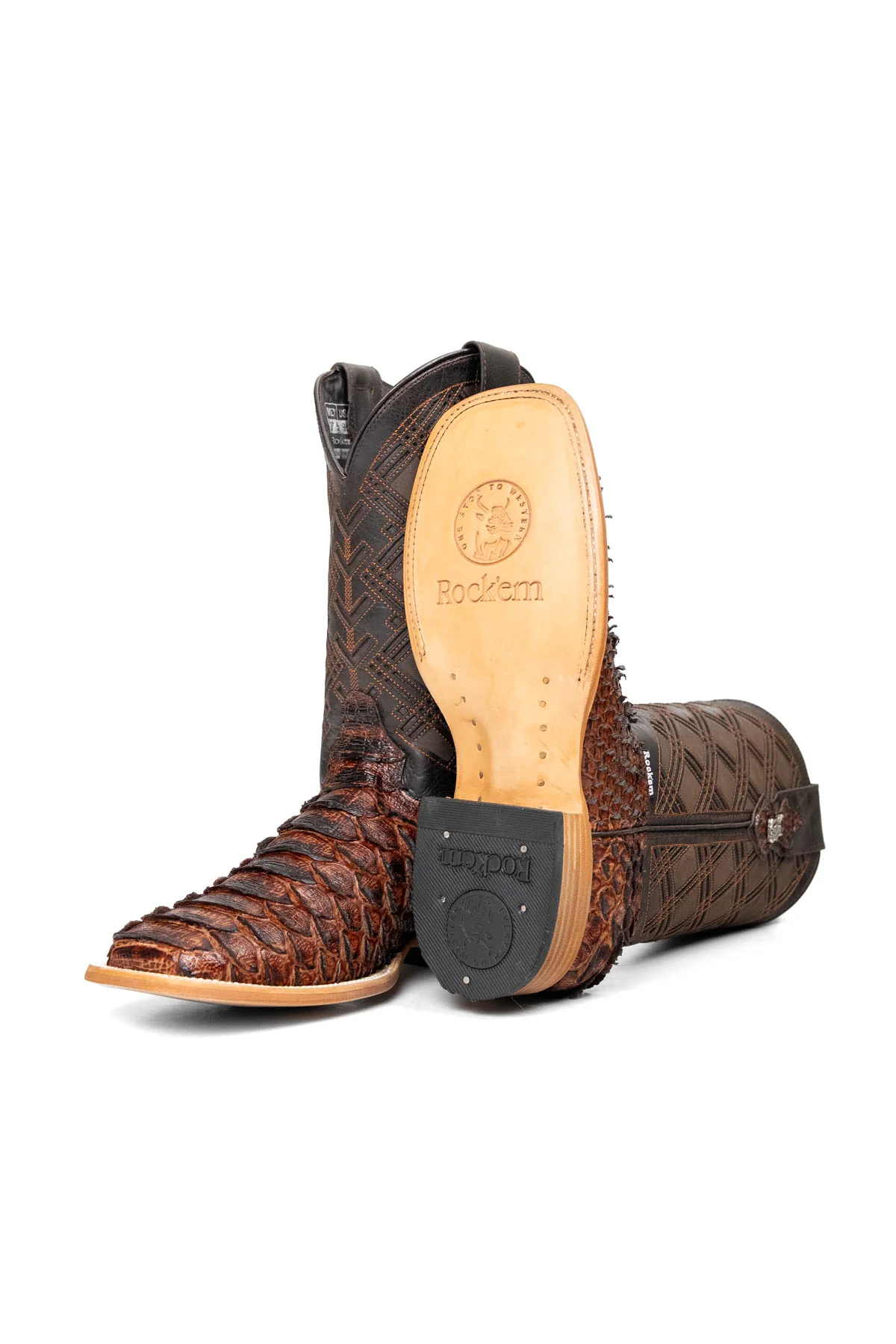 Bradley Python Square Toe Cowboy Boot - Image 25