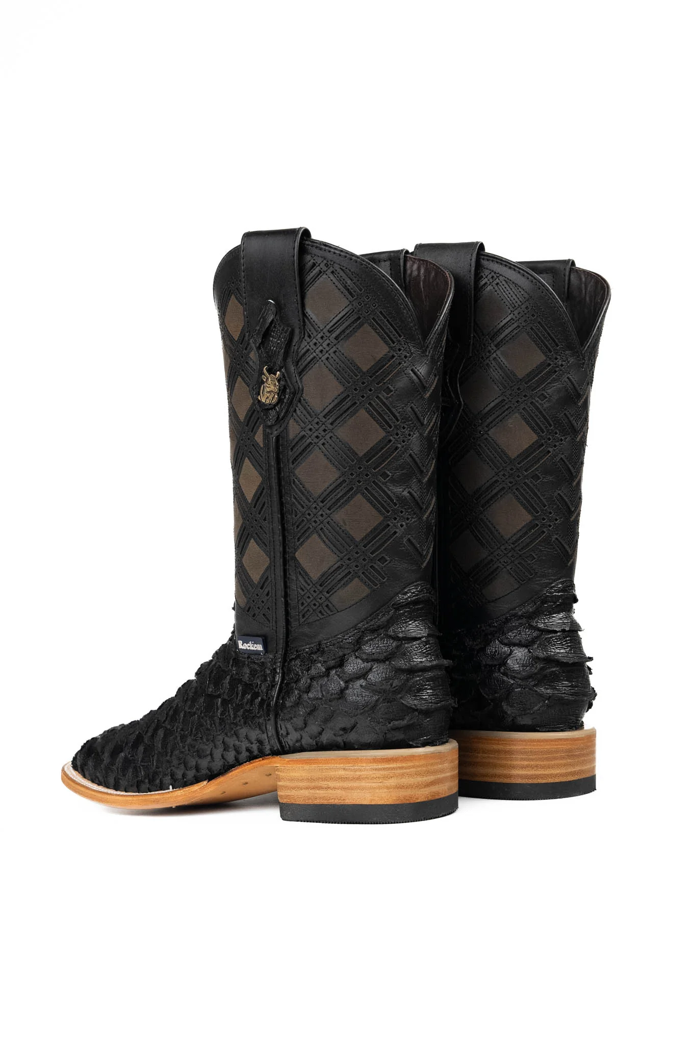 Bradley Python Square Toe Cowboy Boot - Image 3