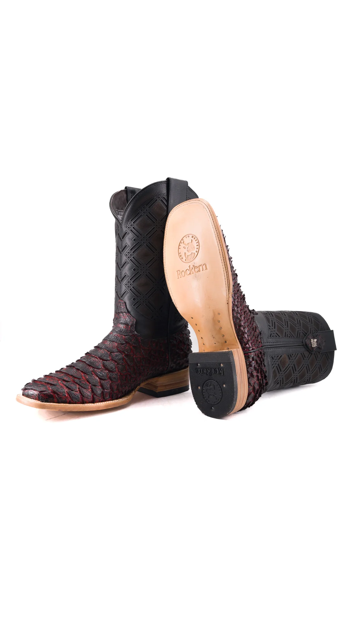 Bradley Python Square Toe Cowboy Boot - Image 30
