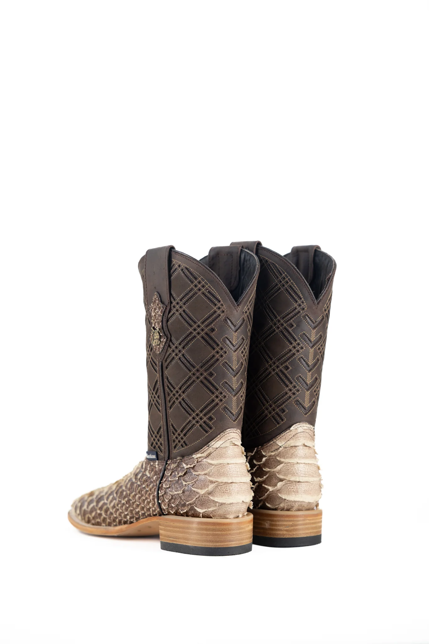 Bradley Python Square Toe Cowboy Boot - Image 7